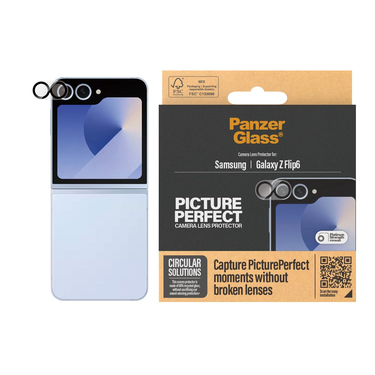 PanzerGlass® PicturePerfect Camera Lens Protector Samsung Galaxy Z Flip6
