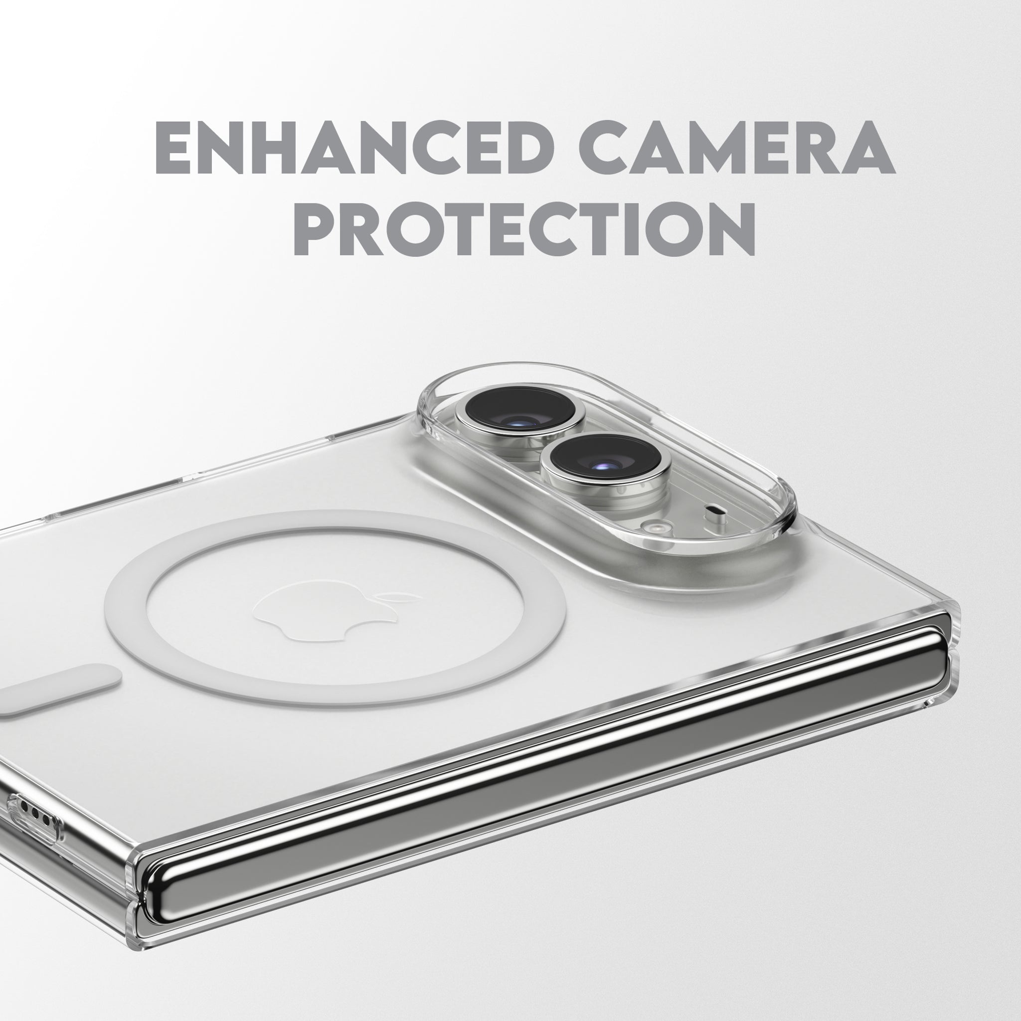 CARE™ by PanzerGlass® SL1M Case Transparent w. White MagSafe iPhone Duo