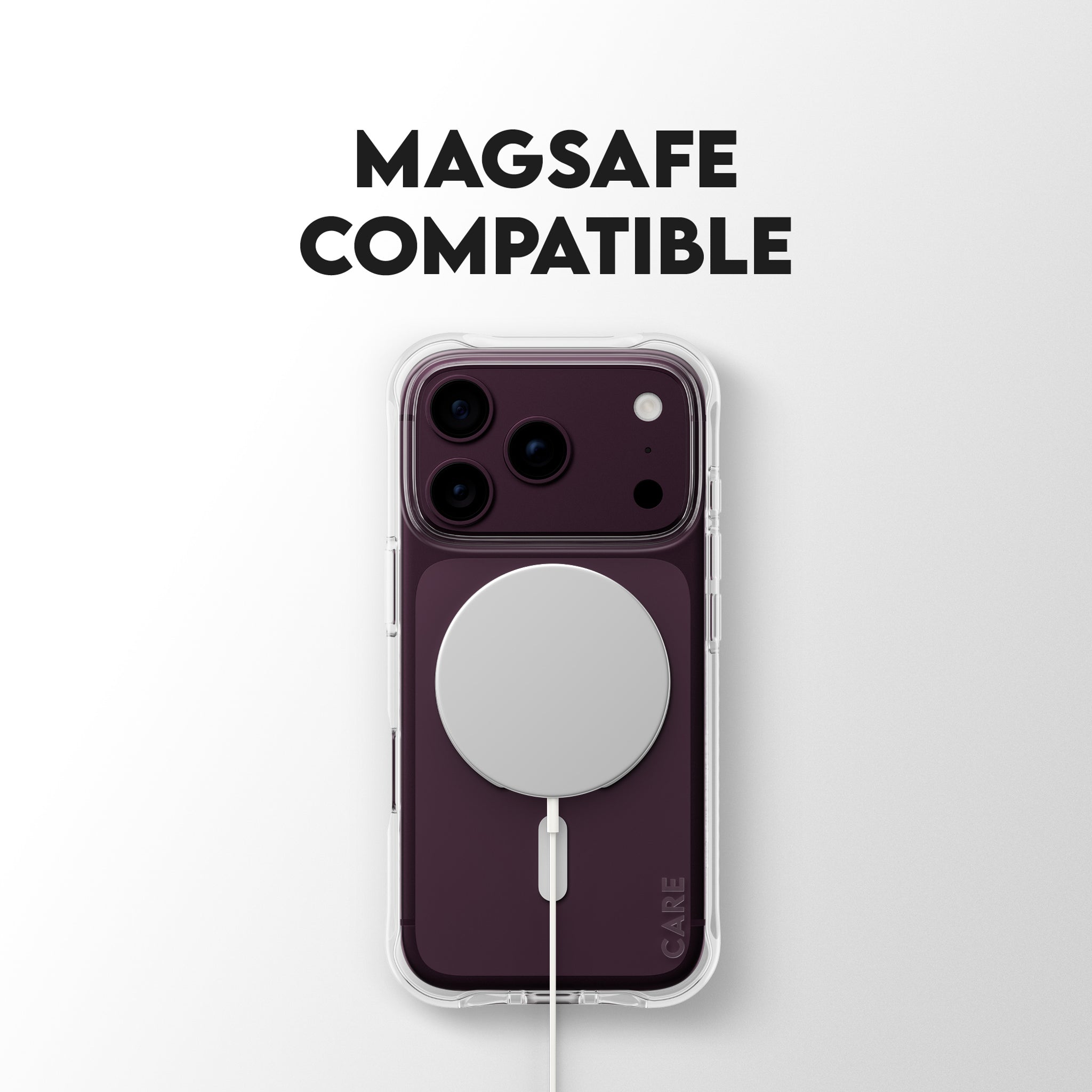 CARE™ by PanzerGlass® Samba Case Transparent w. White MagSafe iPhone 18 Pro | 17 Pro