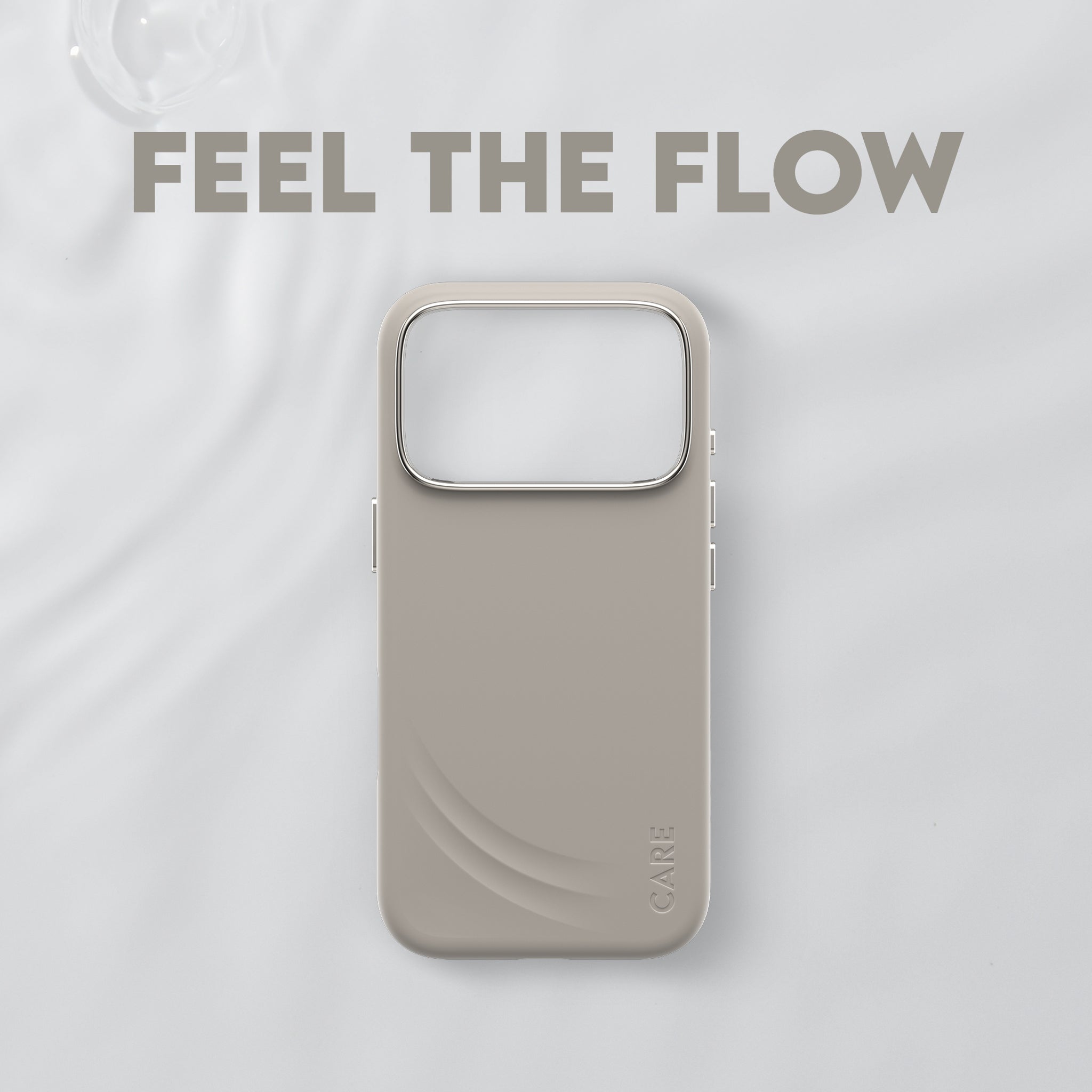 CARE™ by PanzerGlass® Flow Case Vanilla w. MagSafe iPhone 18 Pro | 17 Pro