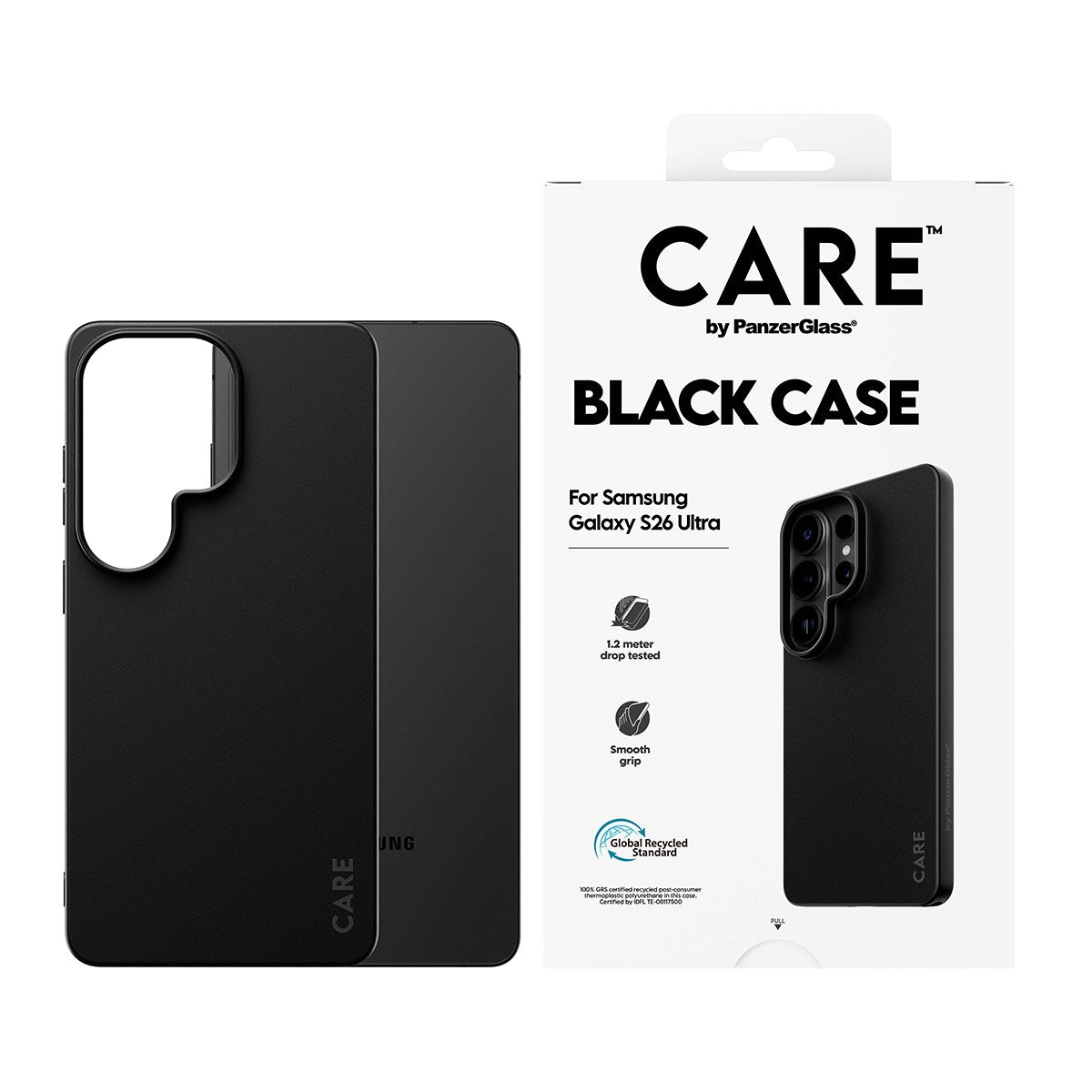 CARE™ by PanzerGlass® TPU Case Black Samsung Galaxy S26 Ultra