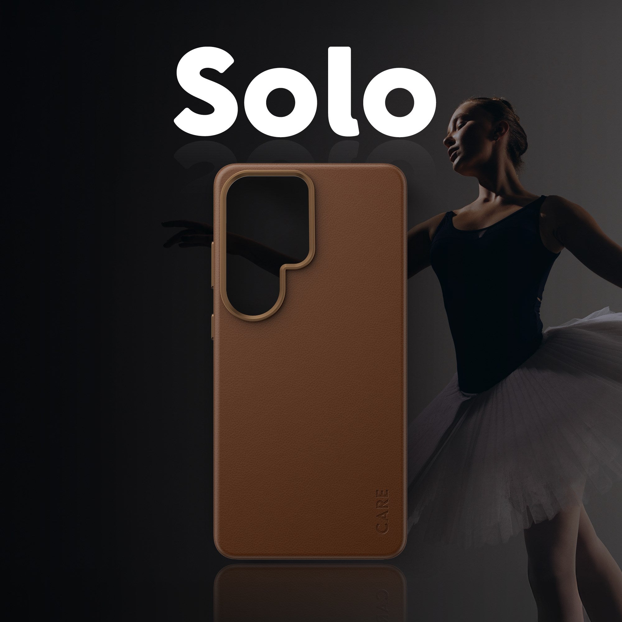 CARE™ by PanzerGlass® Solo Case Brown w. Qi Samsung Galaxy S26 Ultra