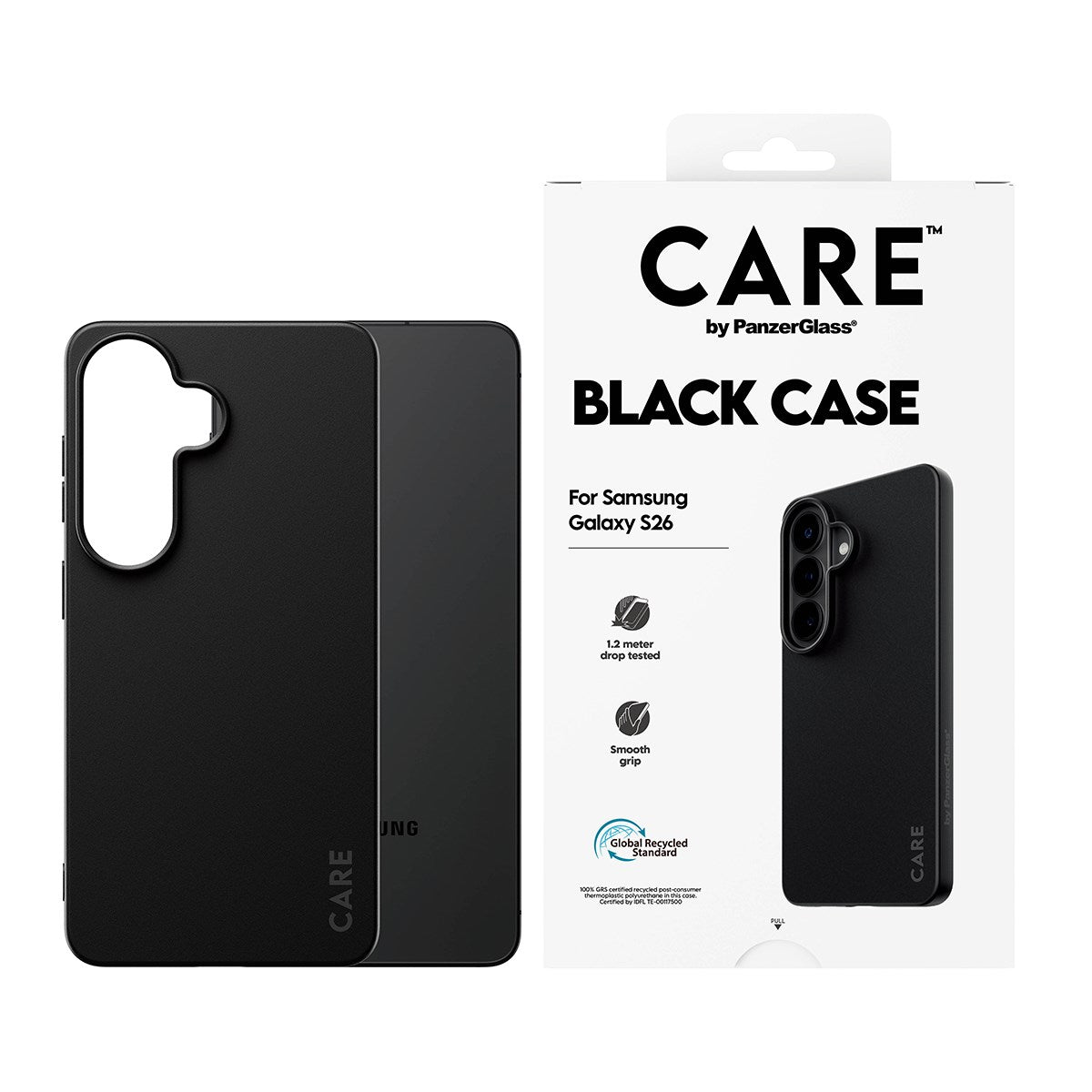 CARE™ by PanzerGlass® TPU Case Black Samsung Galaxy S26