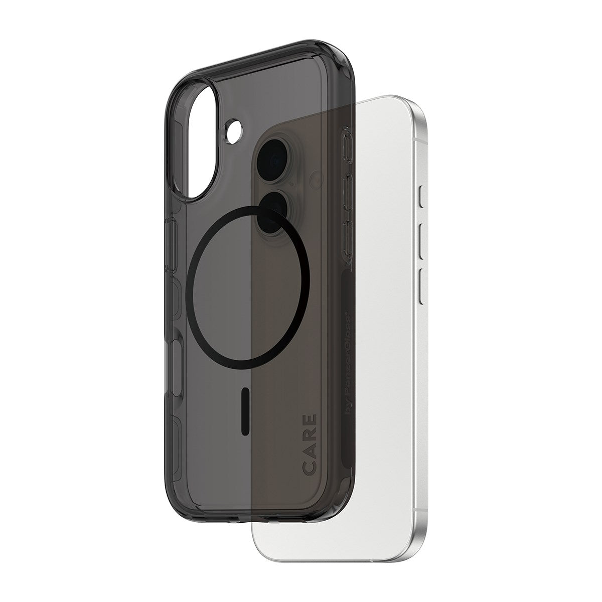 CARE by PanzerGlass® Flagship Case Urban Explorer Smokey w. Black MagSafe iPhone 17