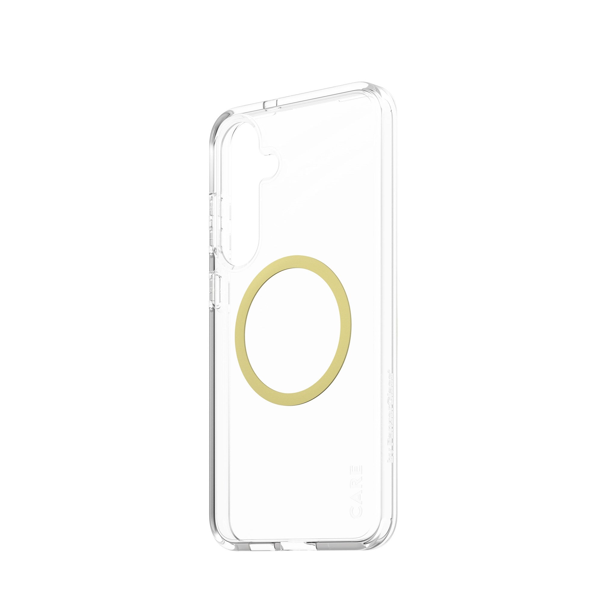 CARE by PanzerGlass® Flagship Case Transparent Urban Combat w. Chardonnay Qi Compatible Samsung Galaxy S25+