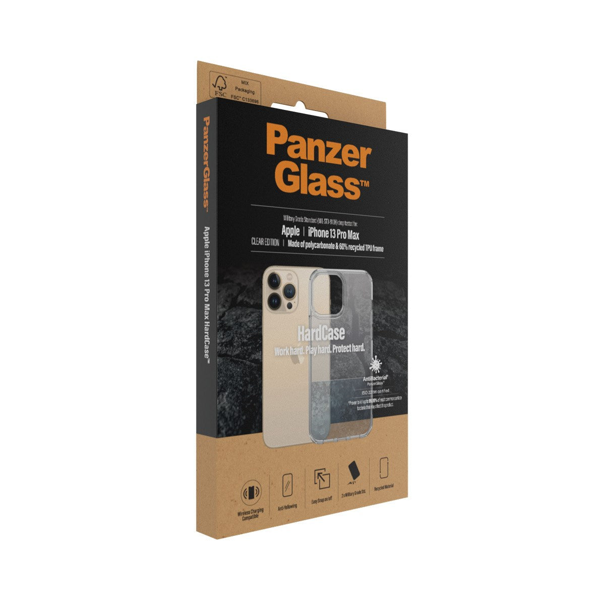 PanzerGlass® HardCase iPhone 13 Pro Max | Clear