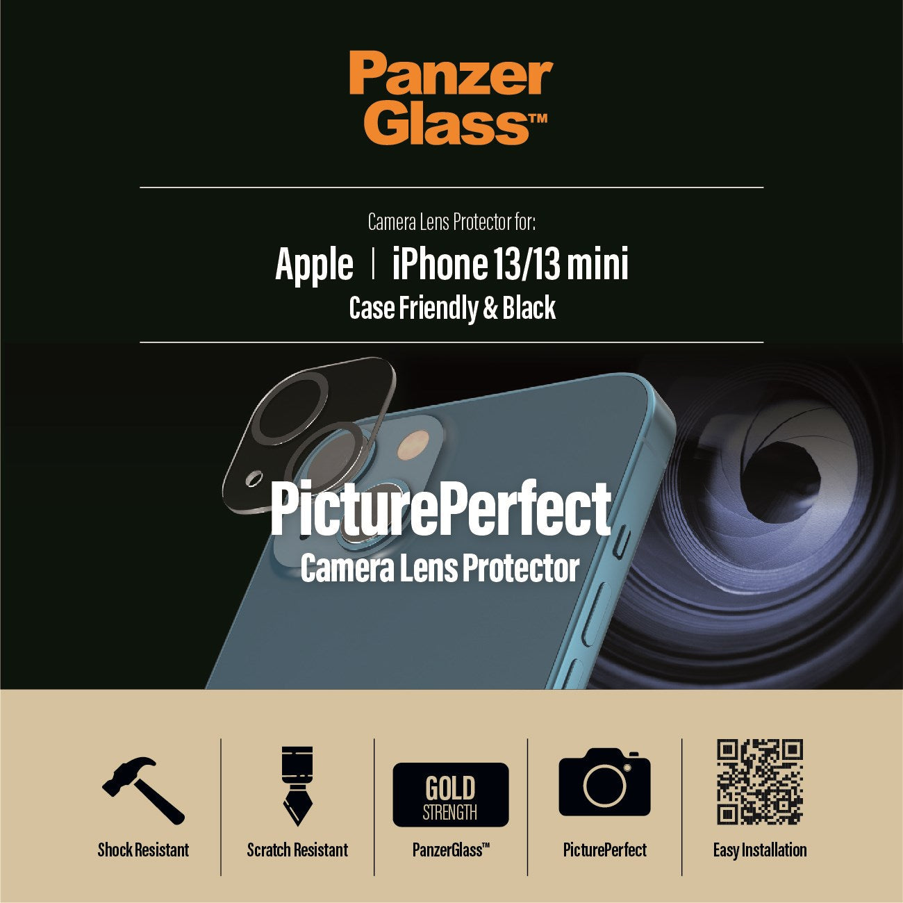PanzerGlass® PicturePerfect Camera Lens Protector iPhone 13 | Mini
