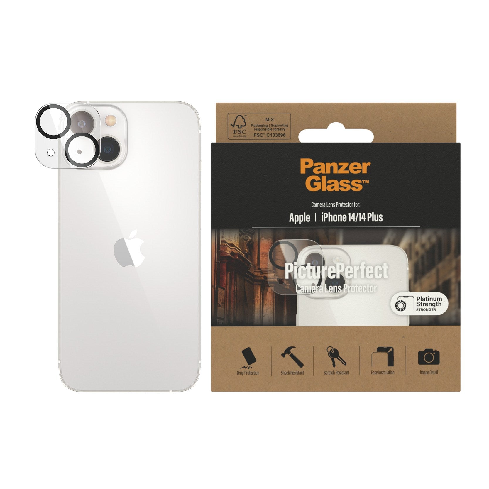 PanzerGlass® PicturePerfect Camera Lens Protector iPhone 14 | 14 Plus