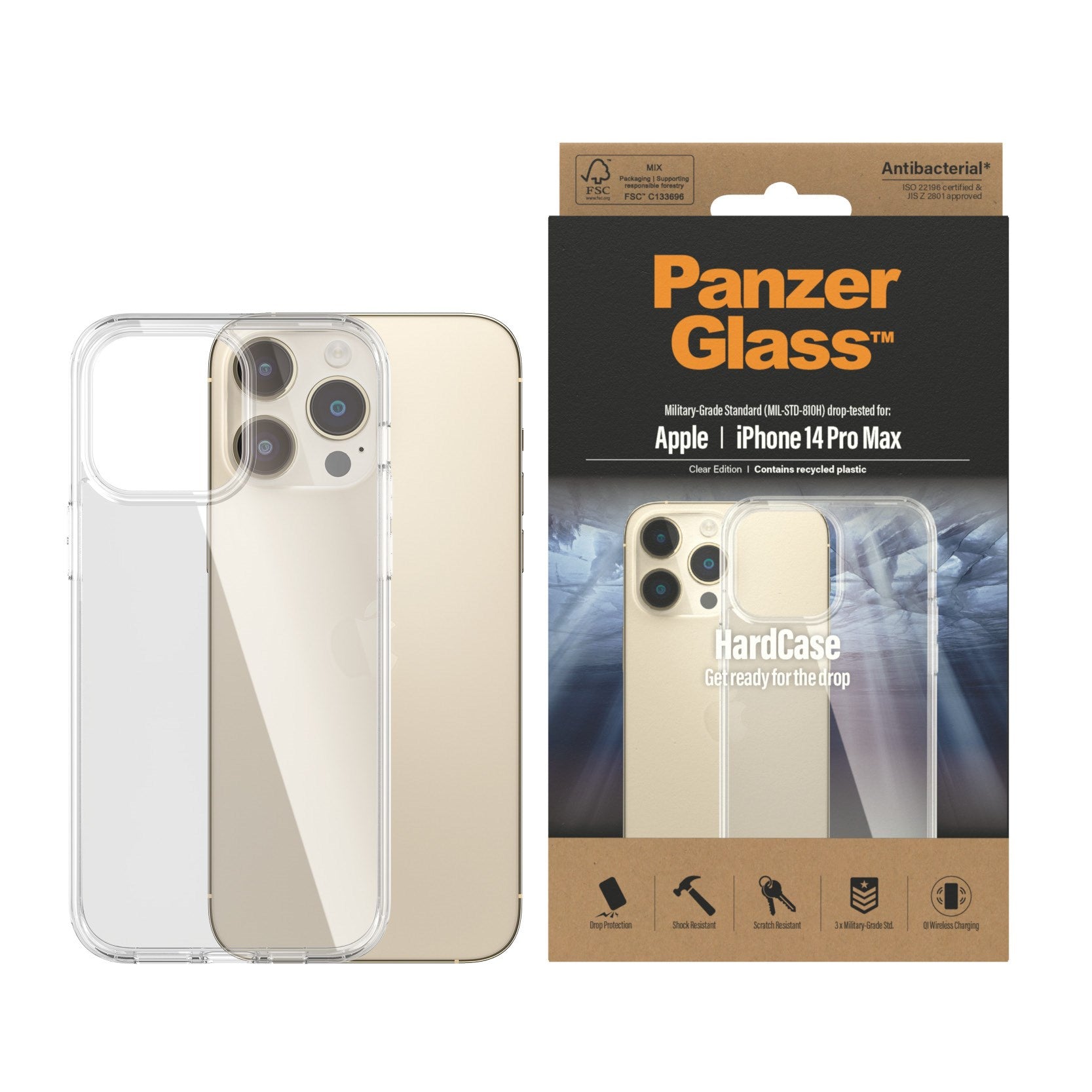 PanzerGlass® HardCase iPhone 14 Pro Max | Clear