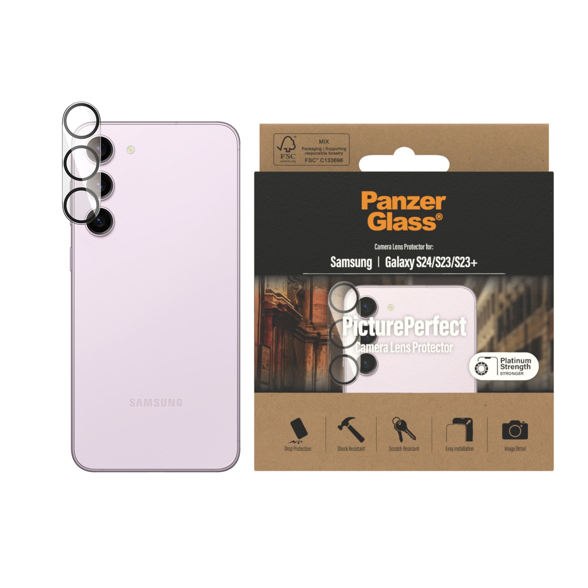 PanzerGlass® PicturePerfect Camera Lens Protector Samsung Galaxy S23 | S23+