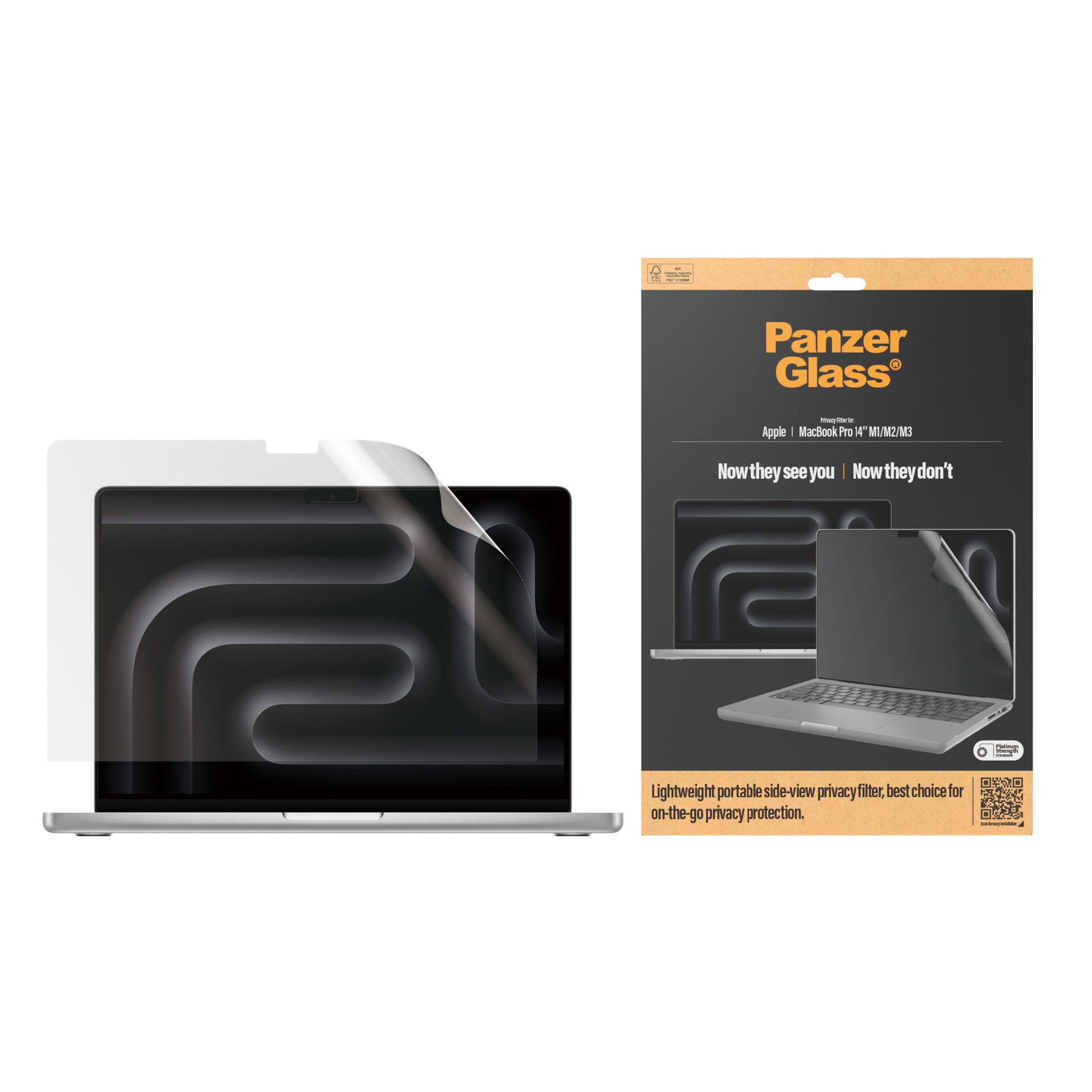 PanzerGlass® Privacy Filter MacBook  Pro 14