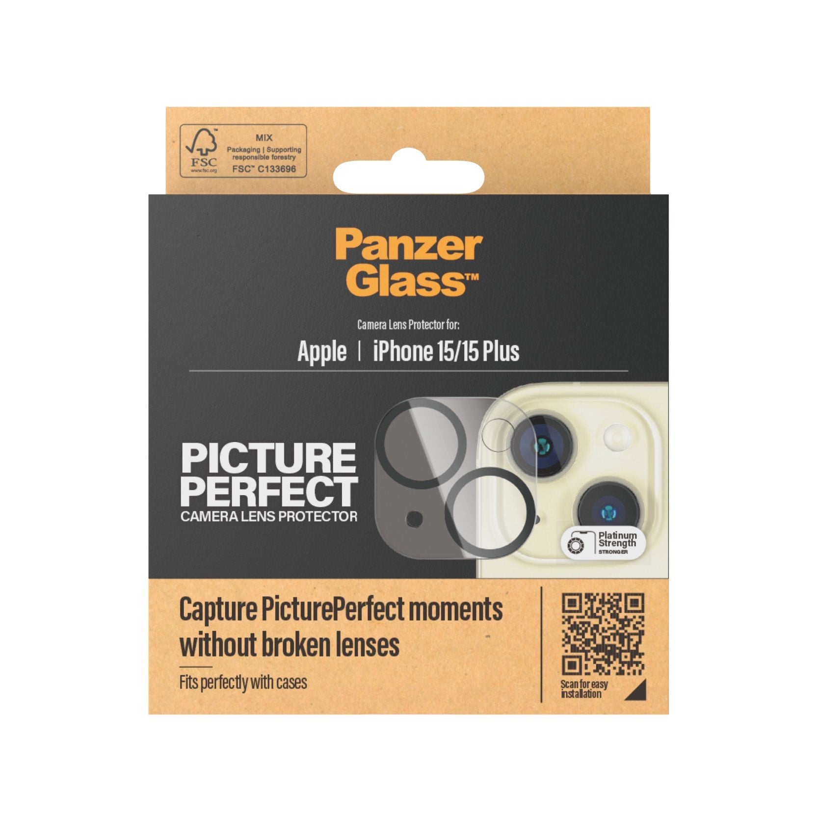 PanzerGlass® PicturePerfect Camera Lens Protector iPhone 15 | 15 Plus