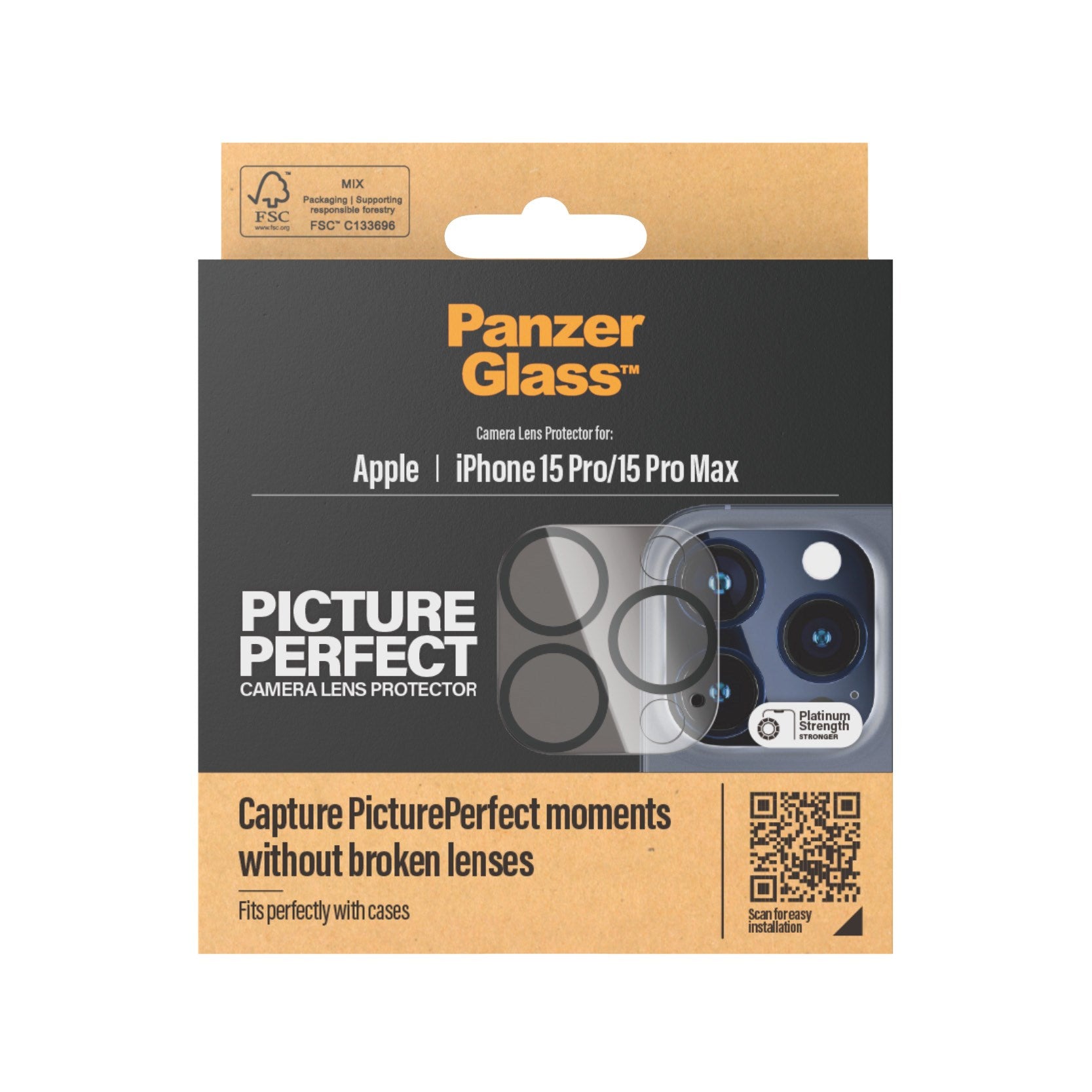PanzerGlass® PicturePerfect Camera Lens Protector iPhone 15 Pro | 15 Pro Max