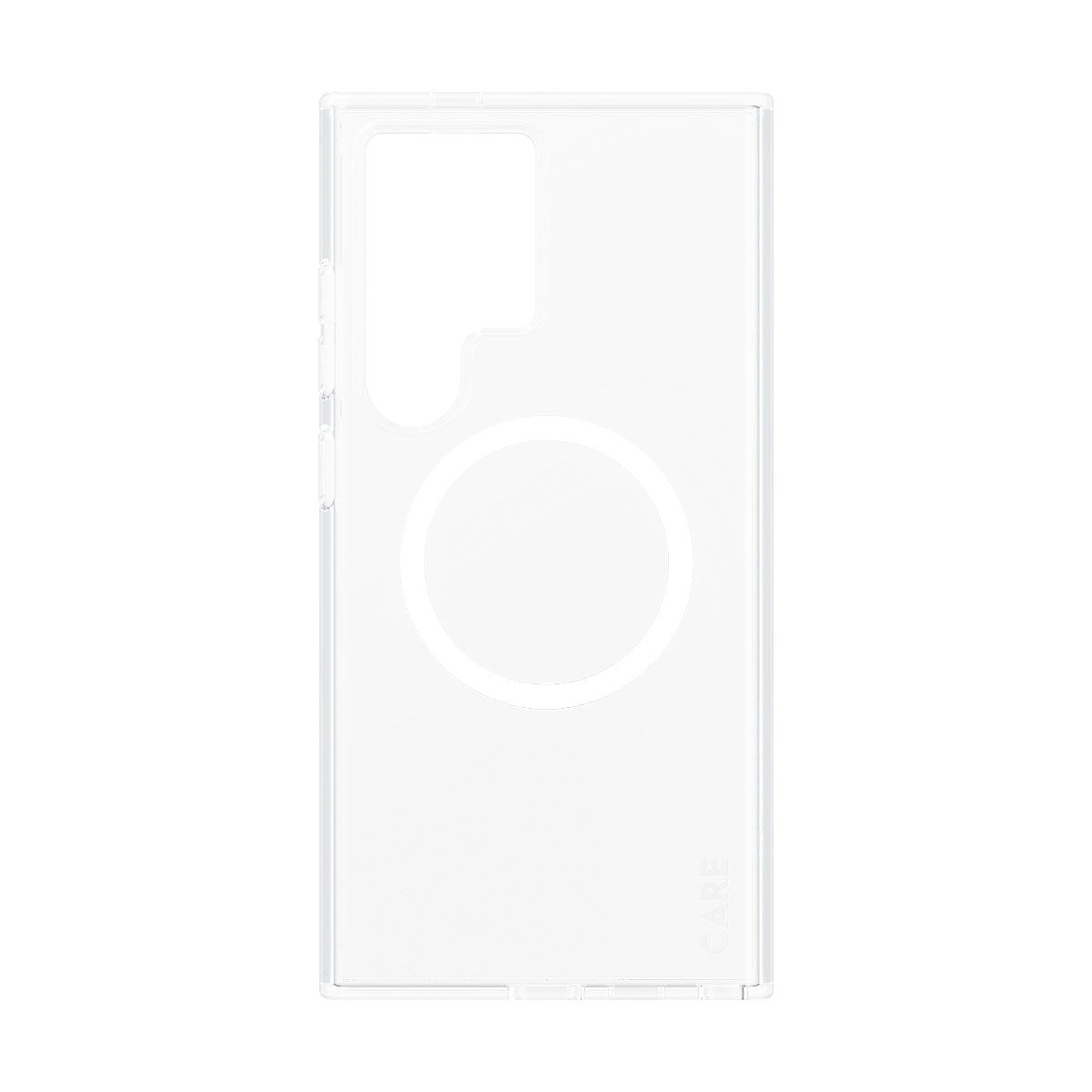 CARE by PanzerGlass® Flagship Case Transparent Urban Combat w. White Qi Compatible Samsung Galaxy S24 Ultra