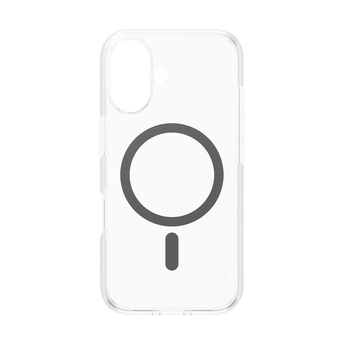 CARE by PanzerGlass® Flagship Case Transparent Urban Combat w. Black MagSafe iPhone 16