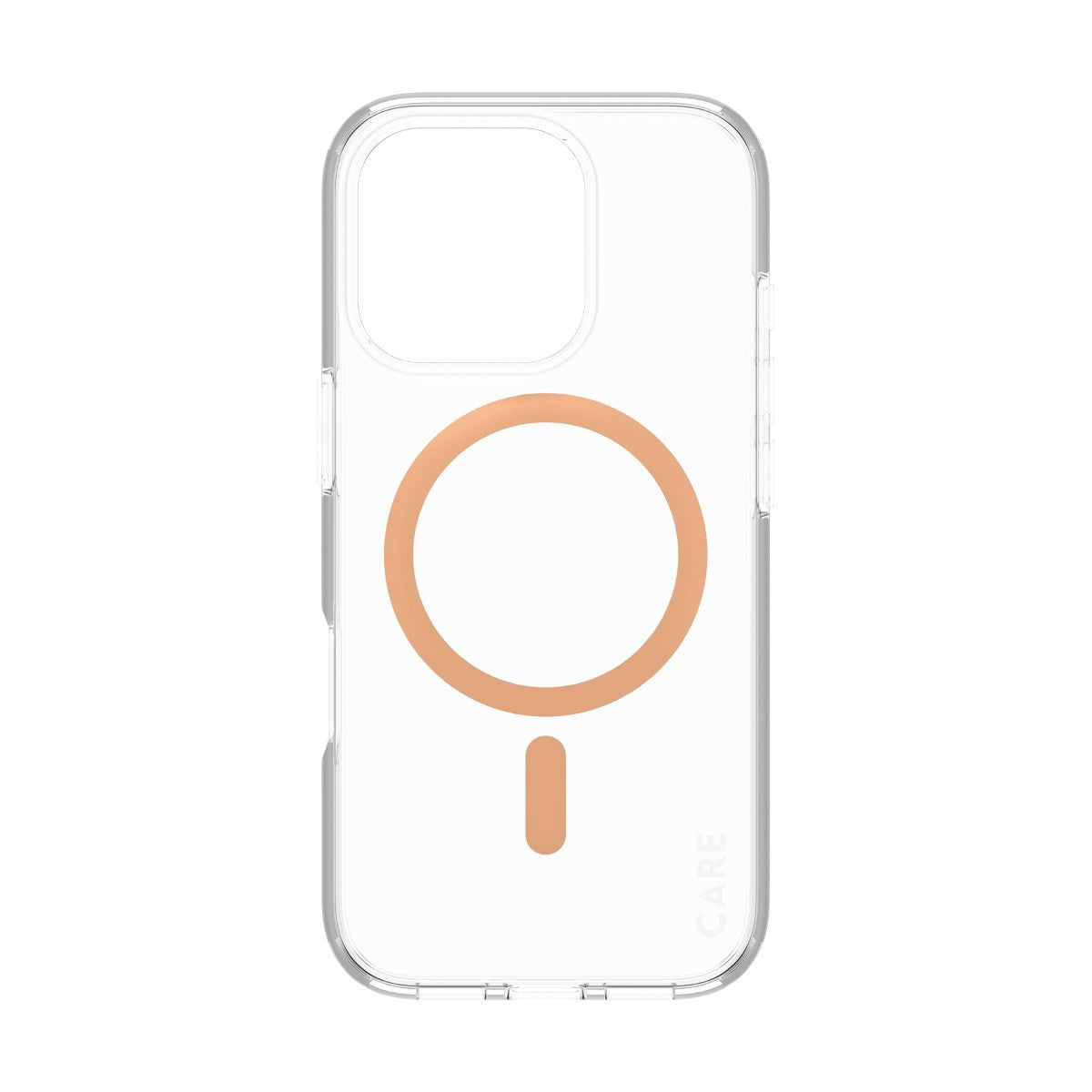 CARE by PanzerGlass® Flagship Case Transparent Urban Combat w. Peachy MagSafe iPhone 16 Pro