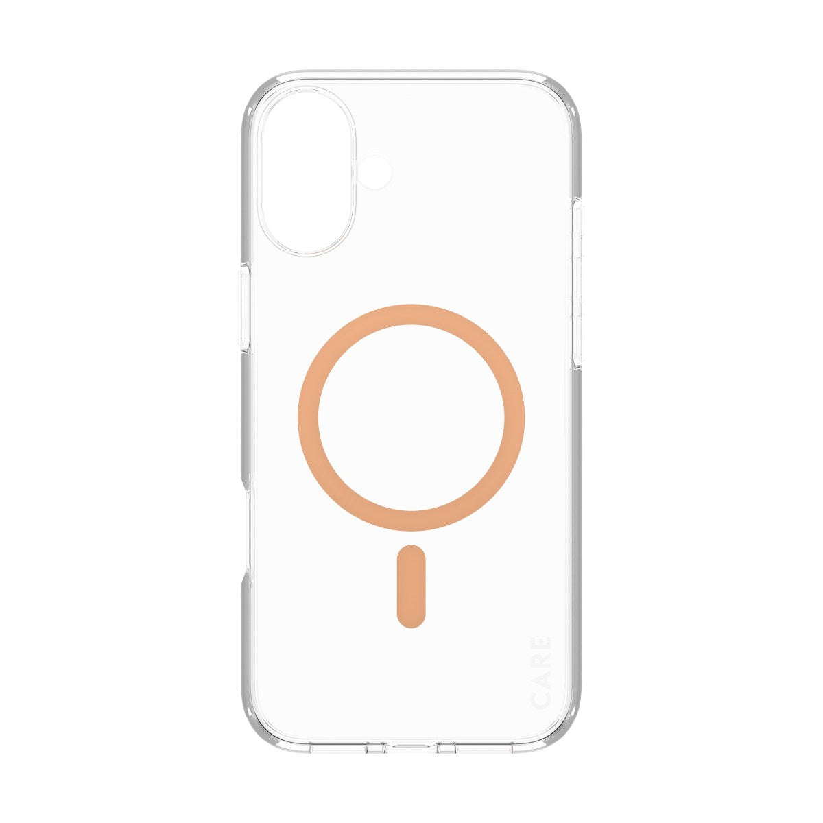 CARE by PanzerGlass® Flagship Case Transparent Urban Combat w. Peachy MagSafe iPhone 16 Plus