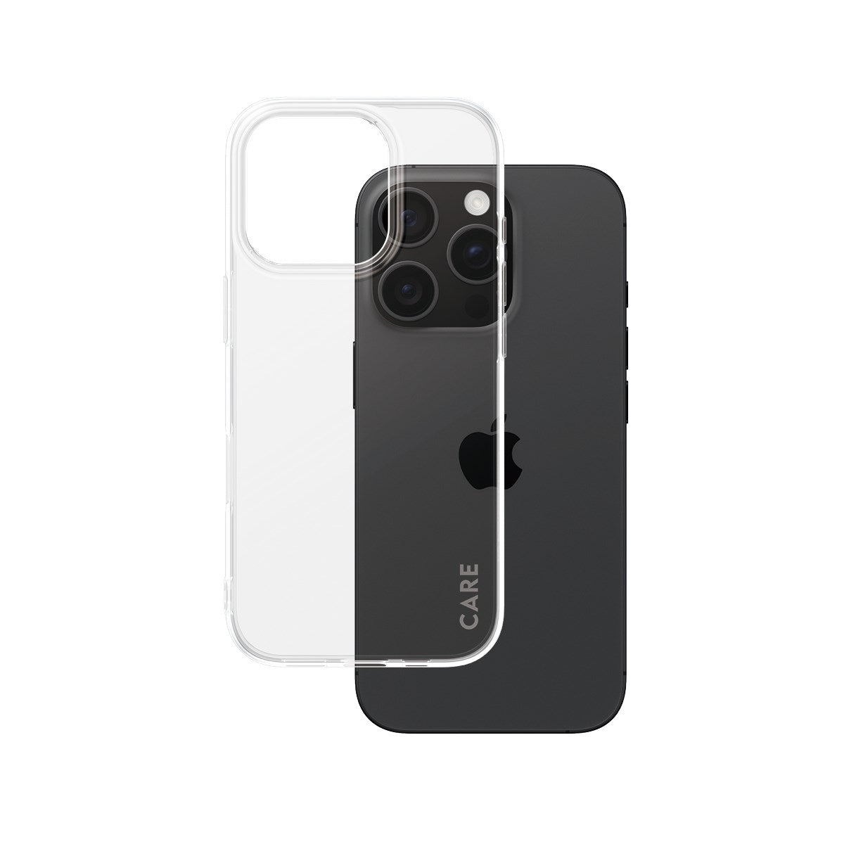 CARE by PanzerGlass® Fashionable Case Transparent X-Ray Soft Basic iPhone 16 Pro