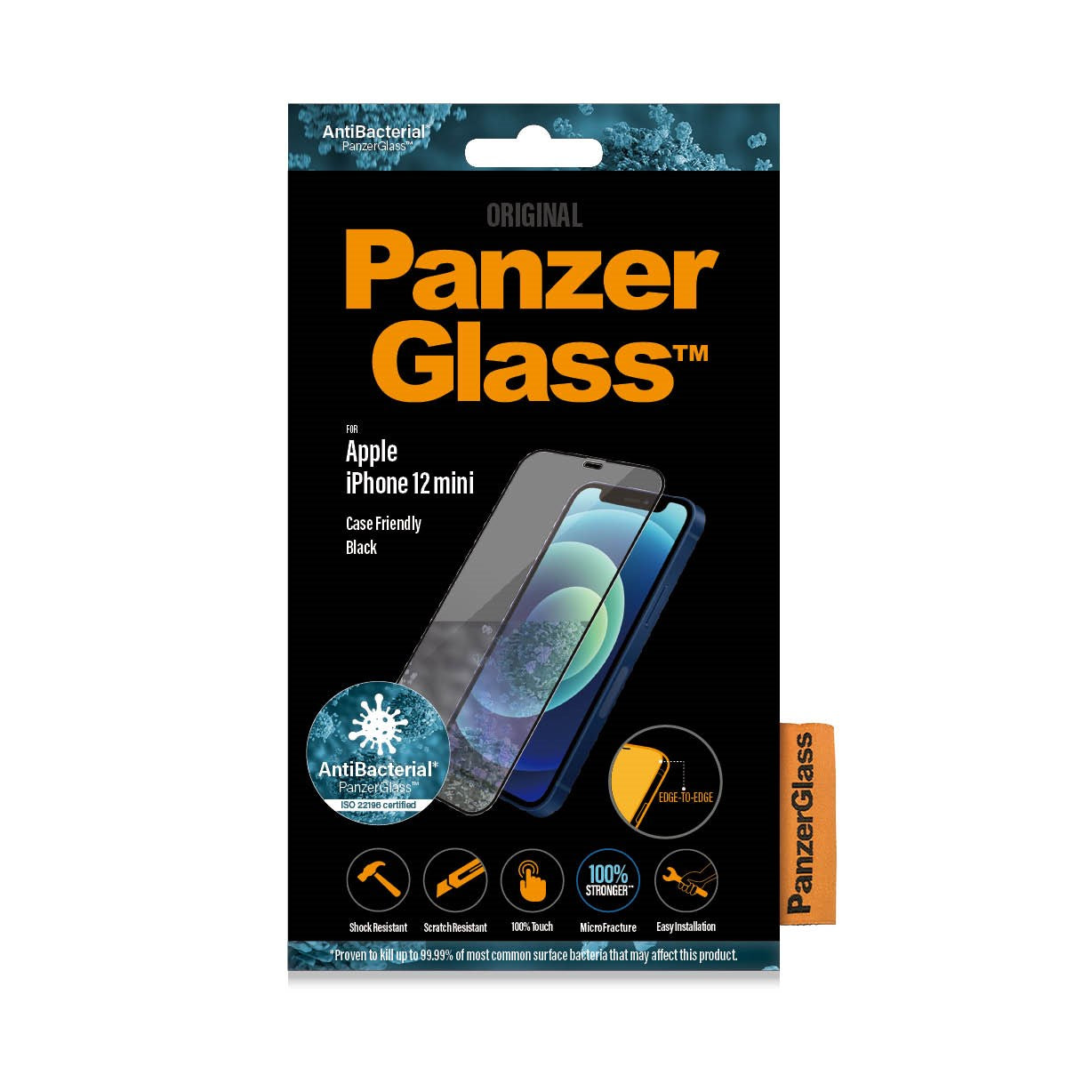 PanzerGlass® Screen Protector iPhone 12 Mini | Edge-to-Edge