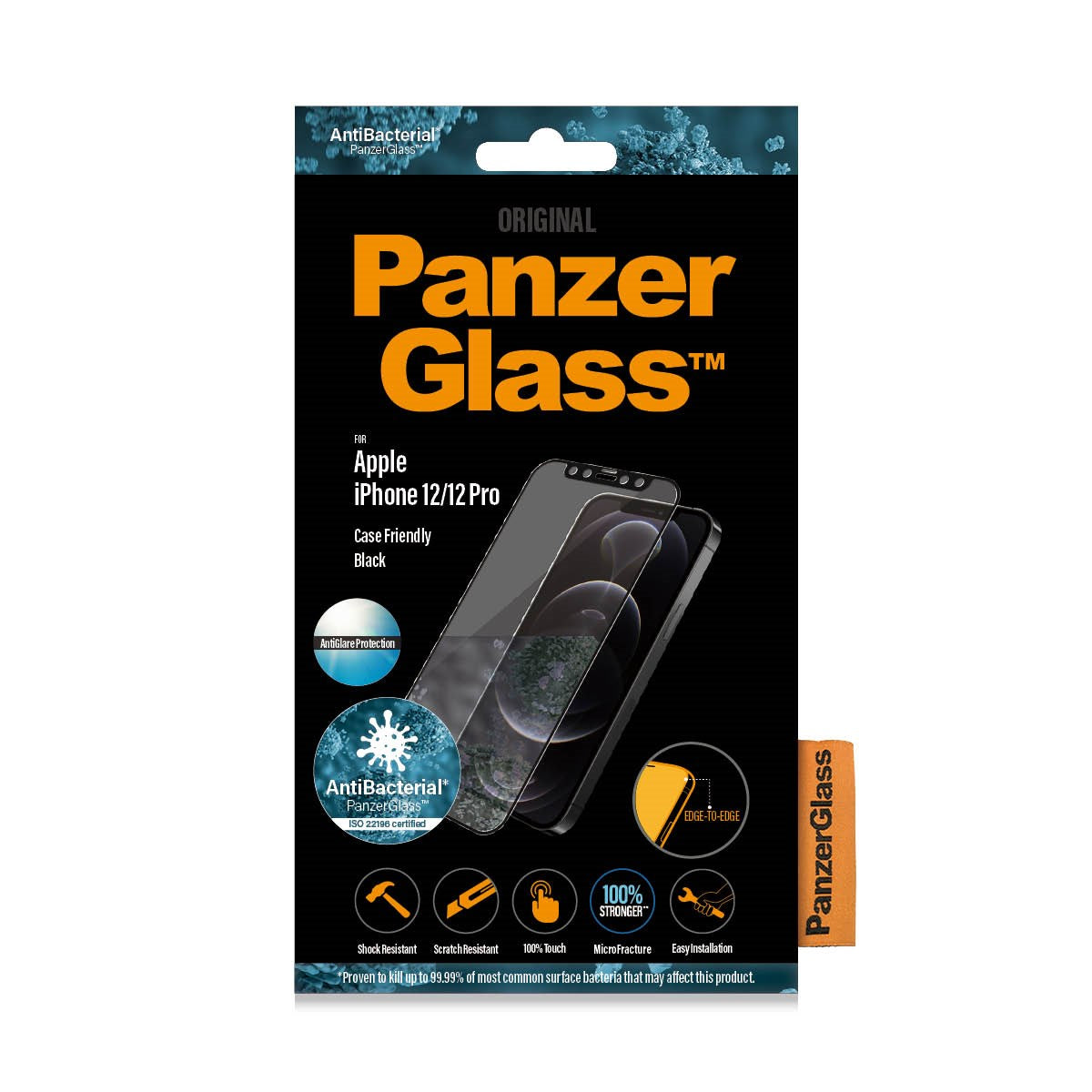 PanzerGlass® Anti-glare Screen Protector iPhone 12 | 12 Pro | Edge-to-Edge