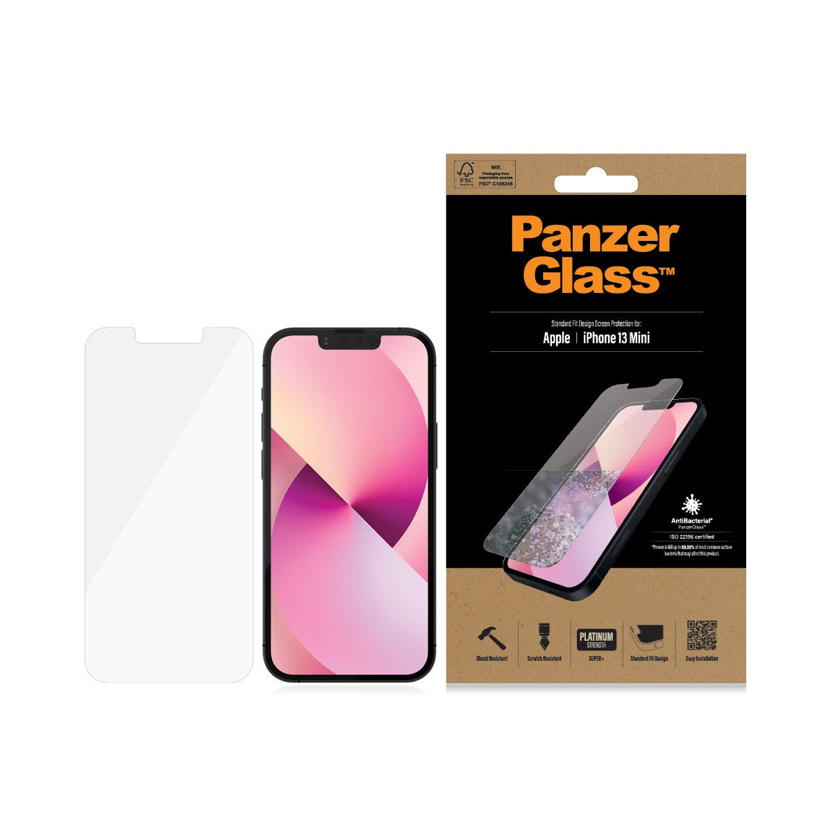 PanzerGlass® Screen Protector iPhone 13 Mini | Standard Fit