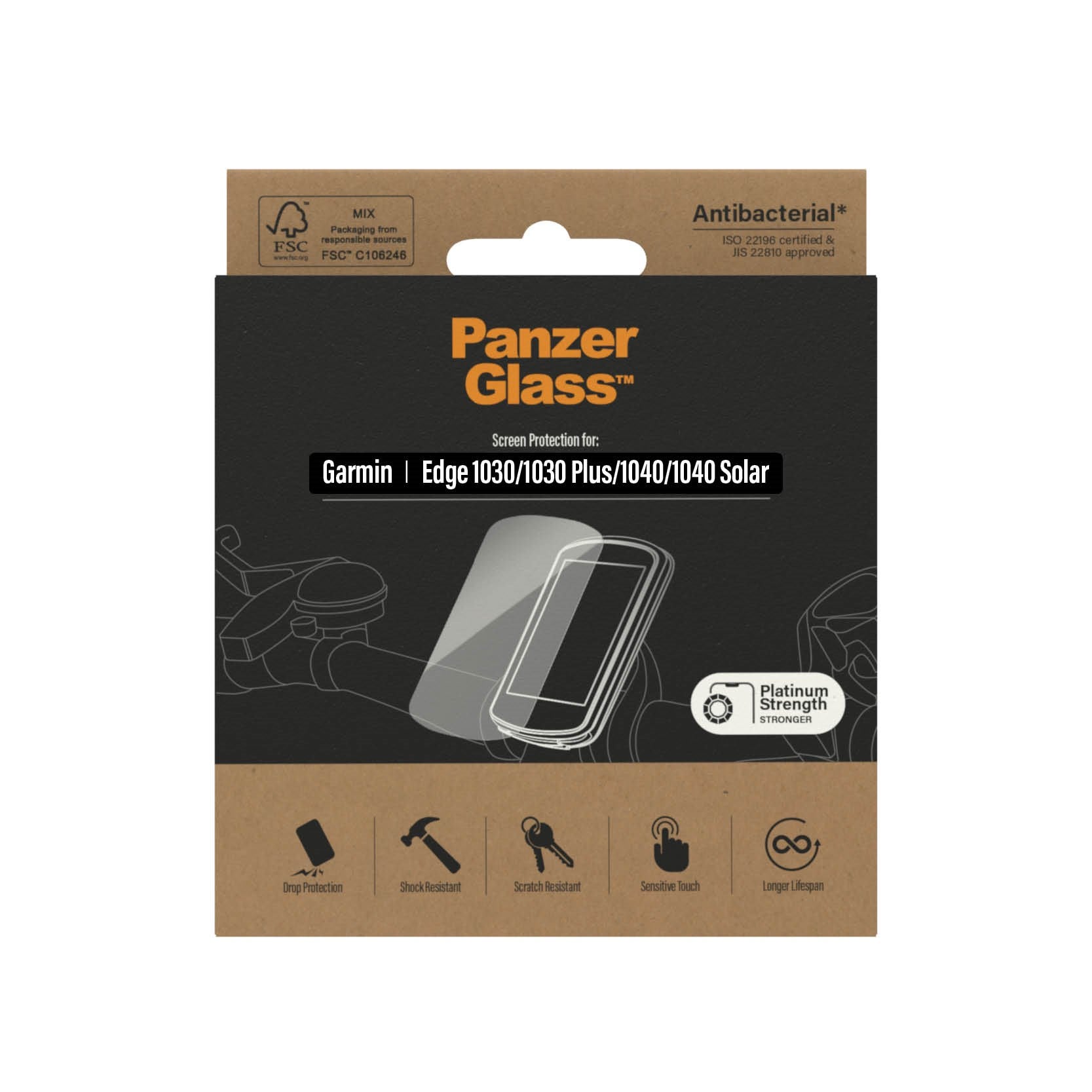 PanzerGlass® Garmin Edge 1030 | 1040 - Anti-Glare | Screen Protector Glass