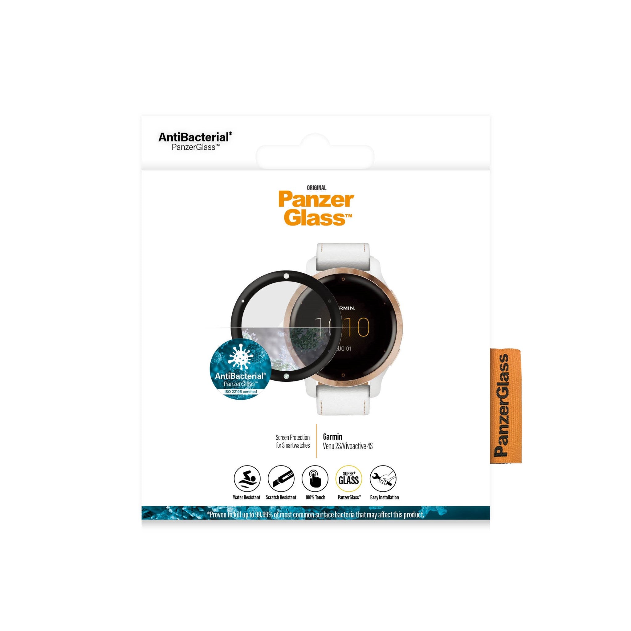 PanzerGlass® Garmin Venu 2S | Vivoactive 4s | Screen Protector Glass