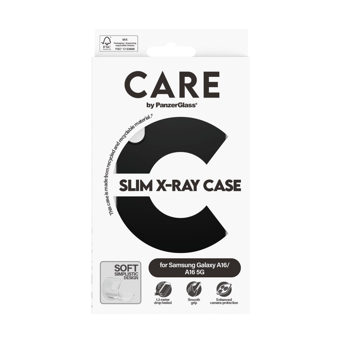 CARE by PanzerGlass® Fashionable Case Black Samsung Galaxy A16 4G | A16 5G