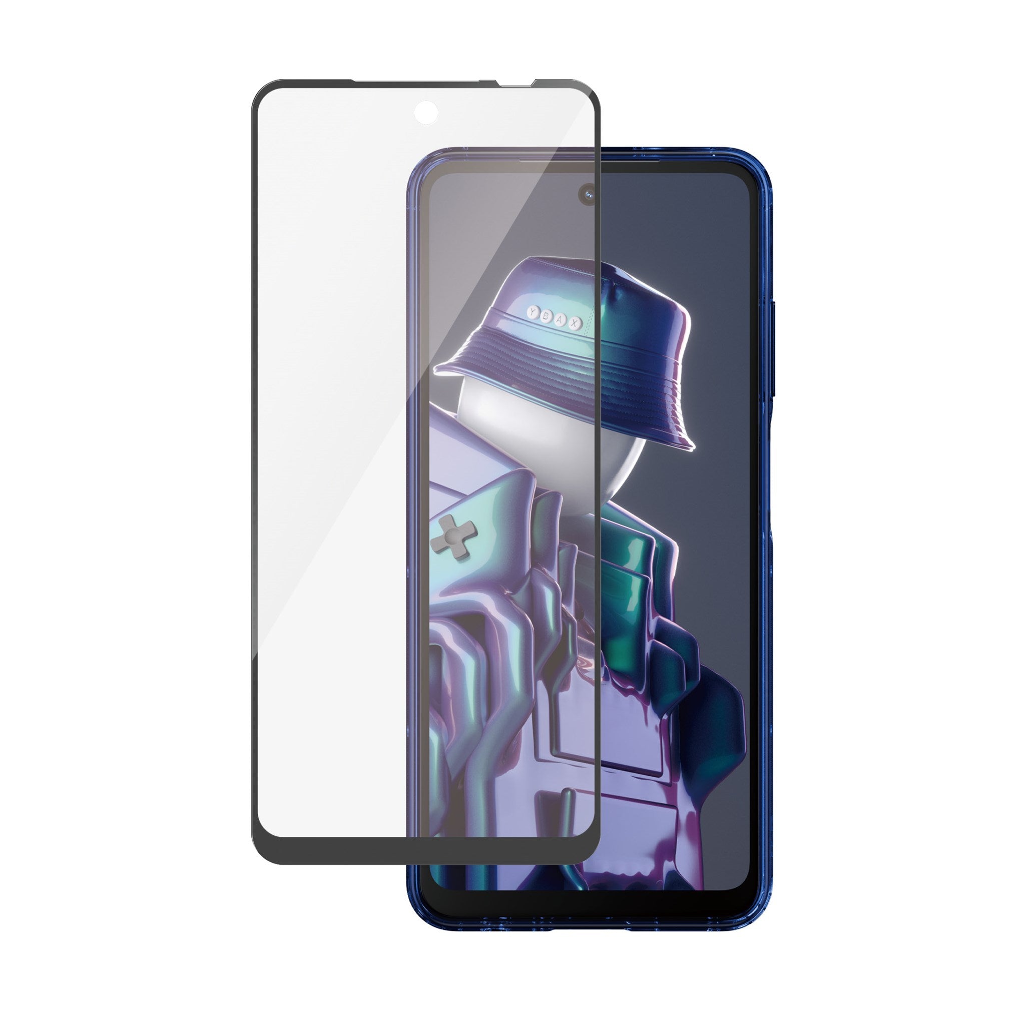 PanzerGlass® Screen Protector w. Black Frame HMD Fusion | Ultra-Wide Fit