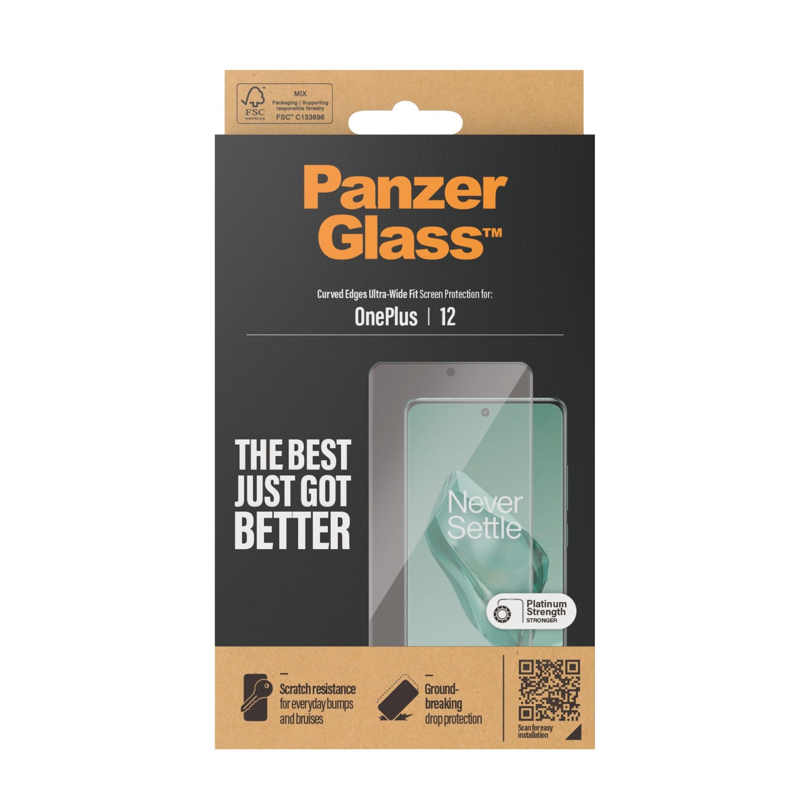 PanzerGlass® Screen Protector OnePlus 12 | Ultra-Wide Fit