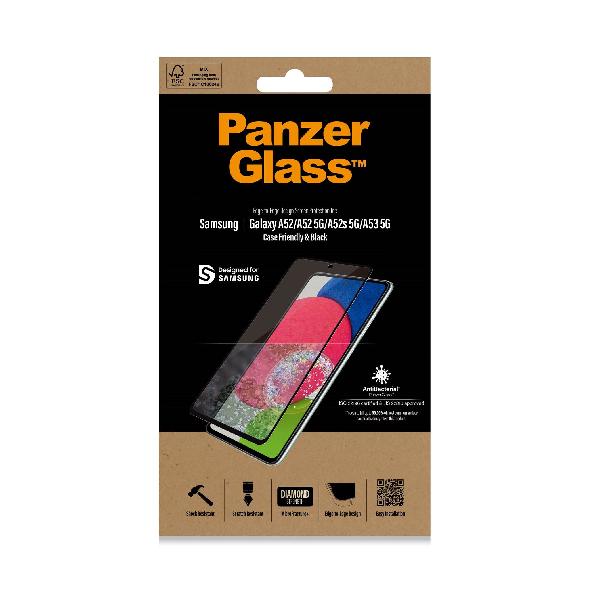 PanzerGlass® Screen Protector Samsung Galaxy A52 | A52 5G | A52s 5G | A53 5G