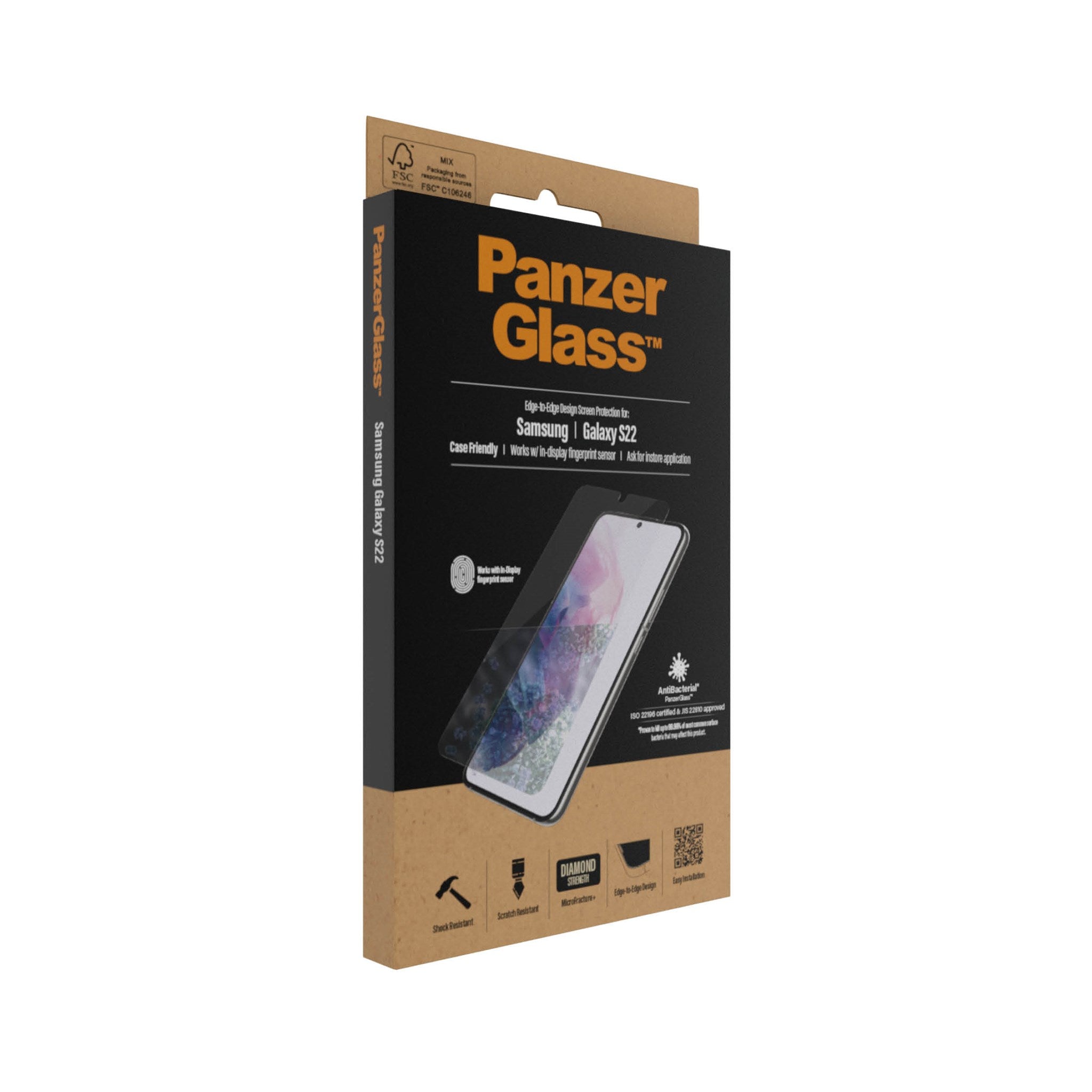 PanzerGlass® UltraForce1 Samsung Galaxy S22 5G | Screen Protector