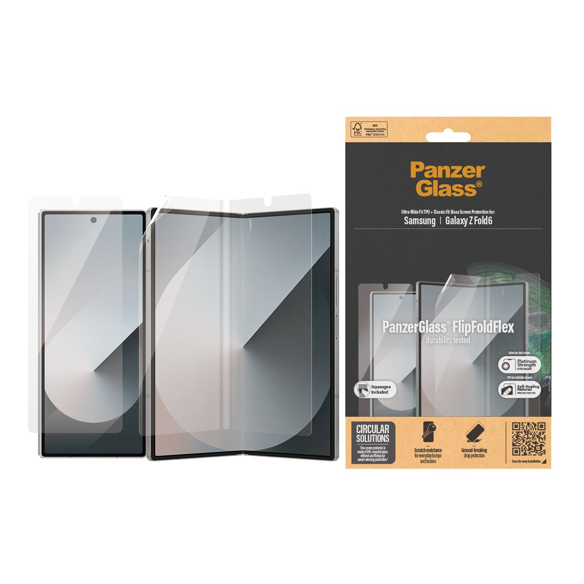 PanzerGlass® Screen Protector Samsung Galaxy Z Fold6 | Glass & Film