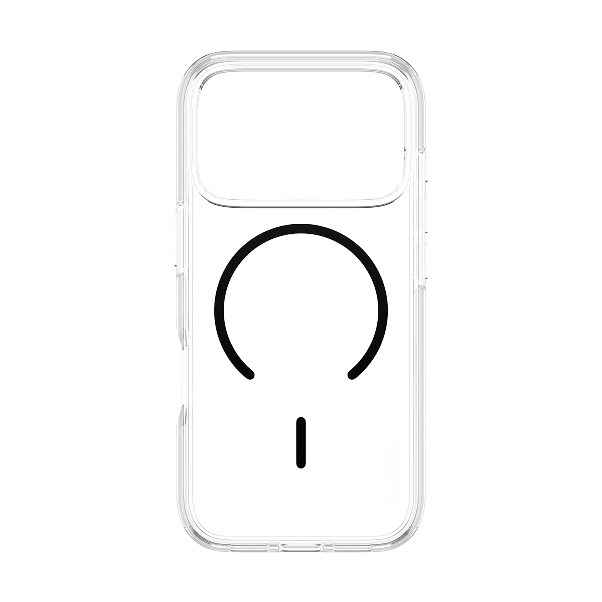 CARE™ by PanzerGlass® Urban Explorer Case Transparent w. Black MagSafe iPhone 18 Pro | 17 Pro