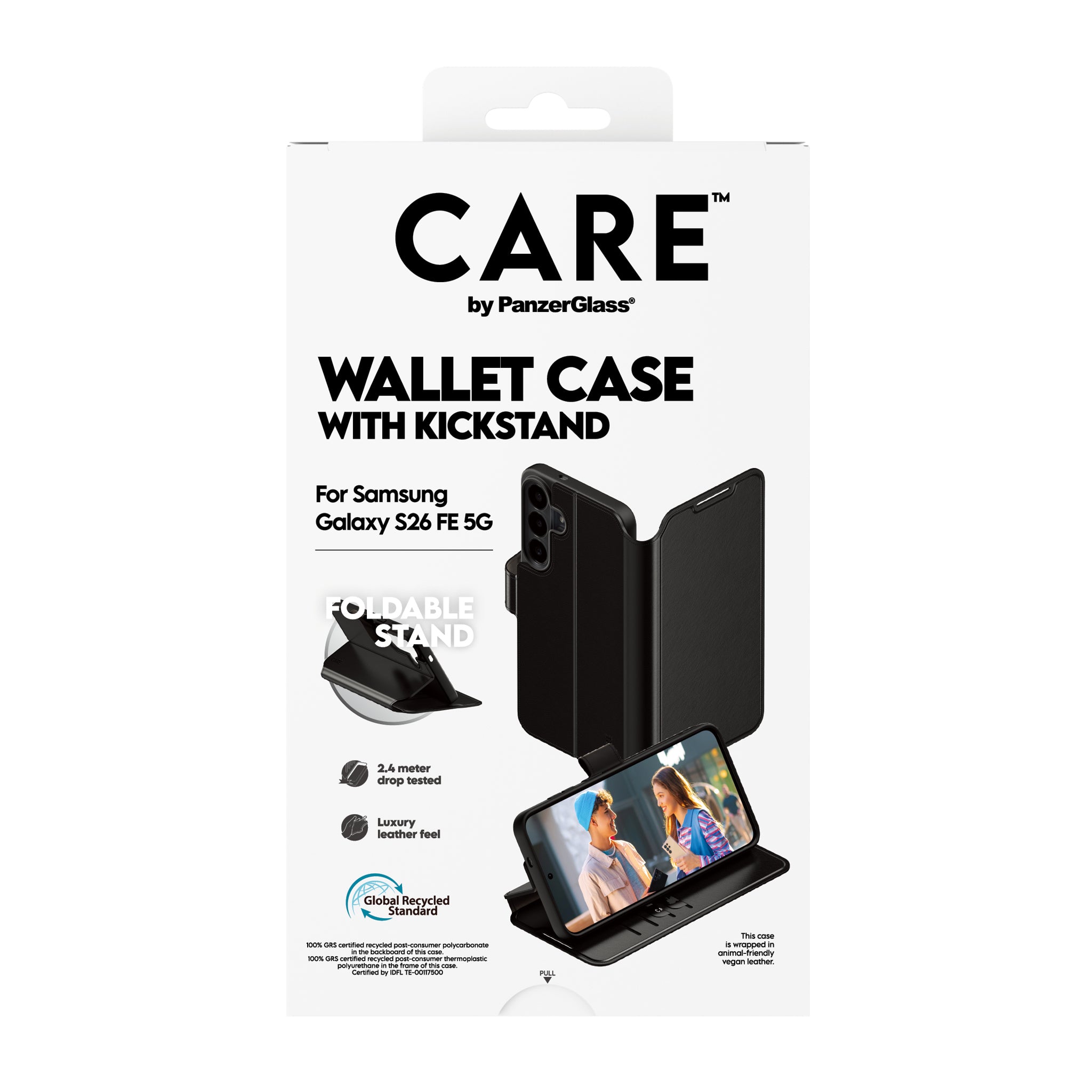 CARE™ by PanzerGlass® Wallet Case Black Samsung Galaxy S26 FE