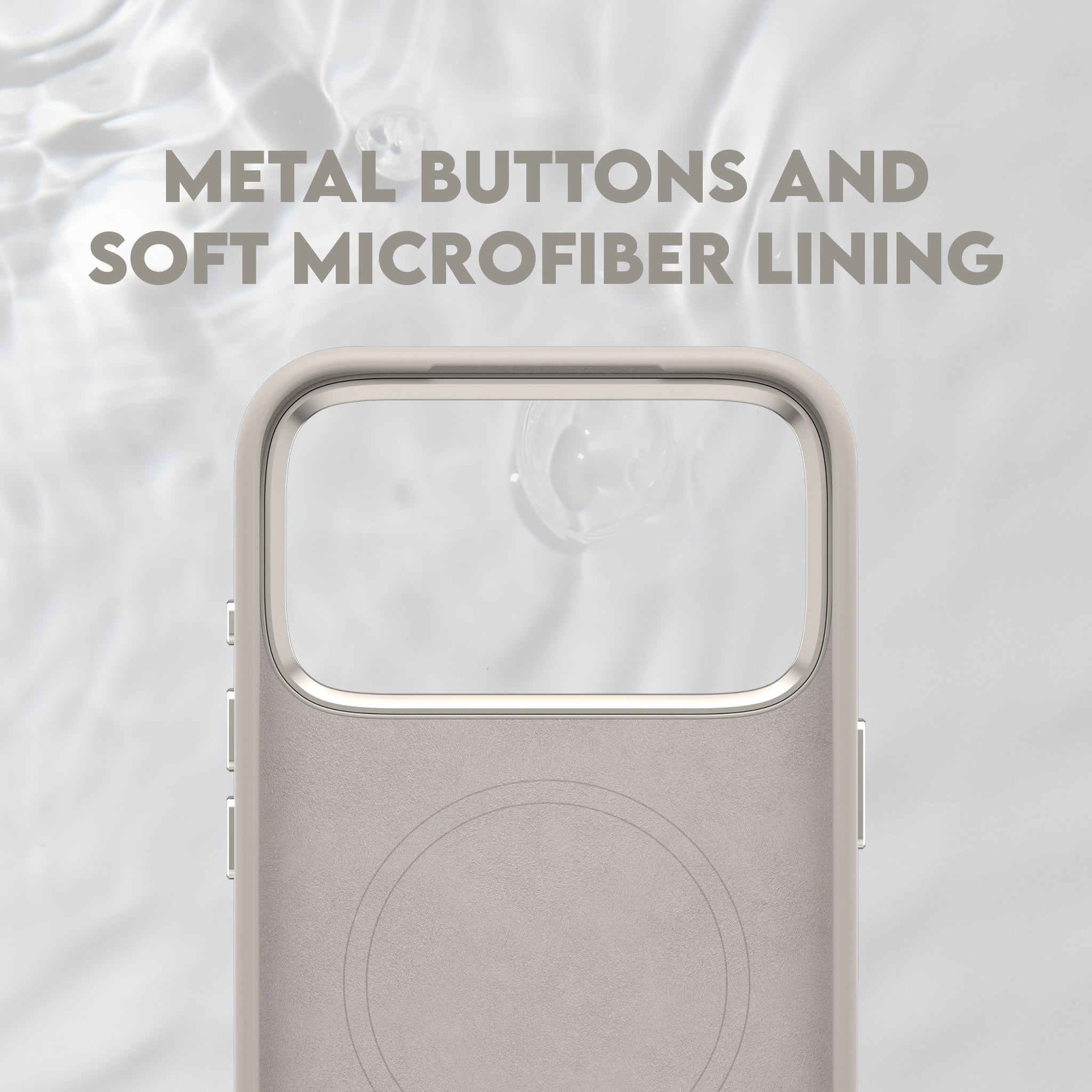 CARE™ by PanzerGlass® Flow Case Vanilla w. MagSafe iPhone 18 Pro Max | 17 Pro Max