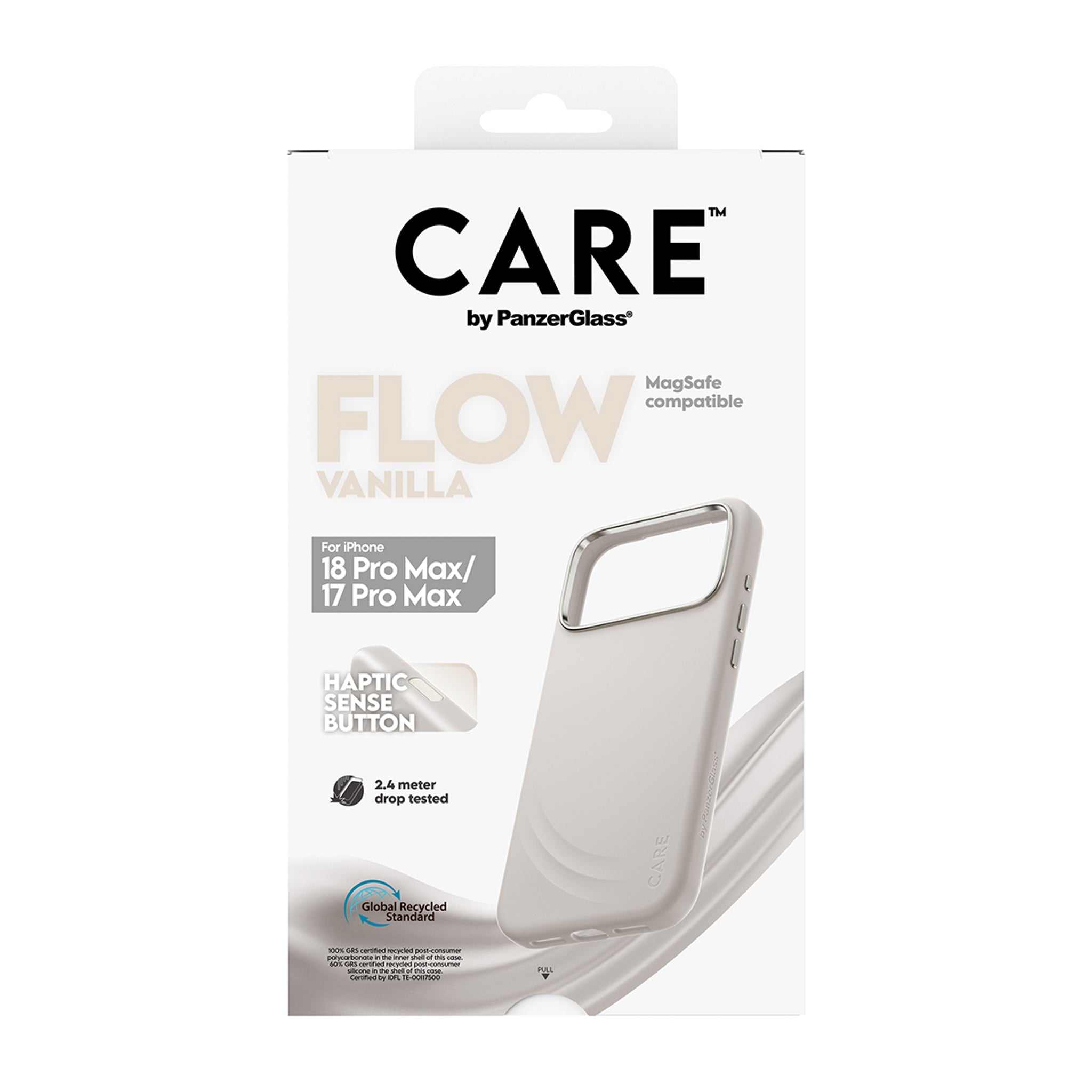 CARE™ by PanzerGlass® Flow Case Vanilla w. MagSafe iPhone 18 Pro Max | 17 Pro Max
