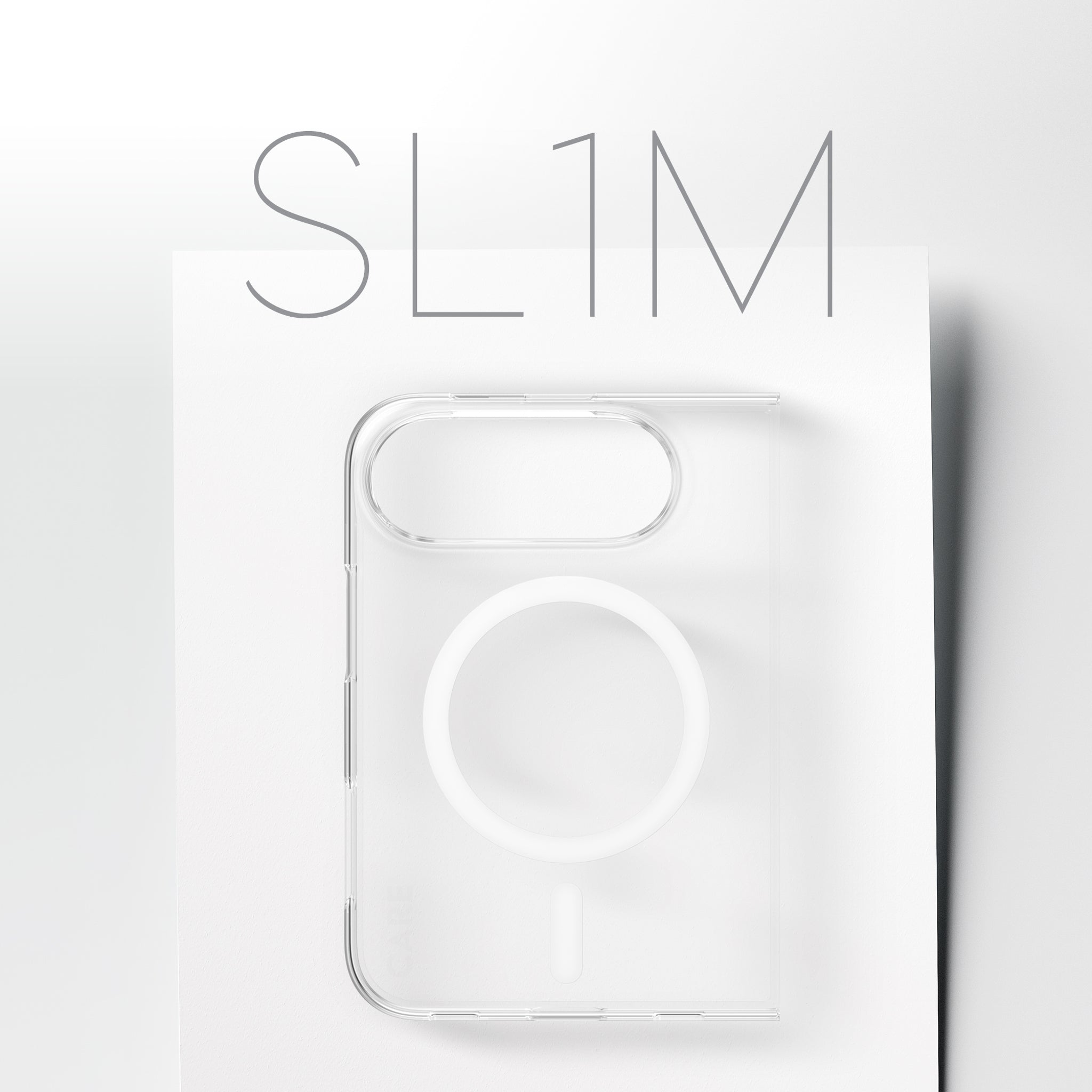 CARE™ by PanzerGlass® SL1M Case Transparent w. White MagSafe iPhone Duo