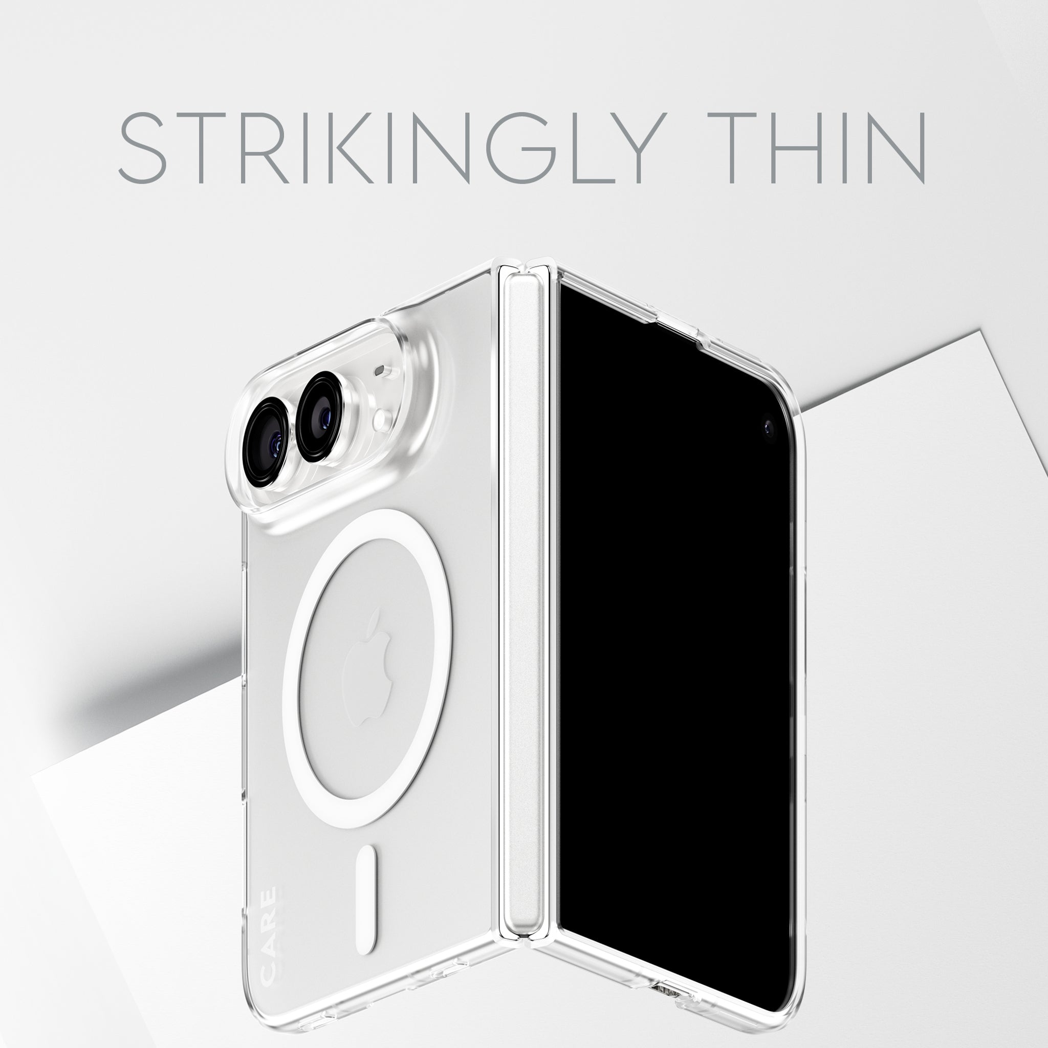 CARE™ by PanzerGlass® SL1M Case Transparent w. White MagSafe iPhone Duo