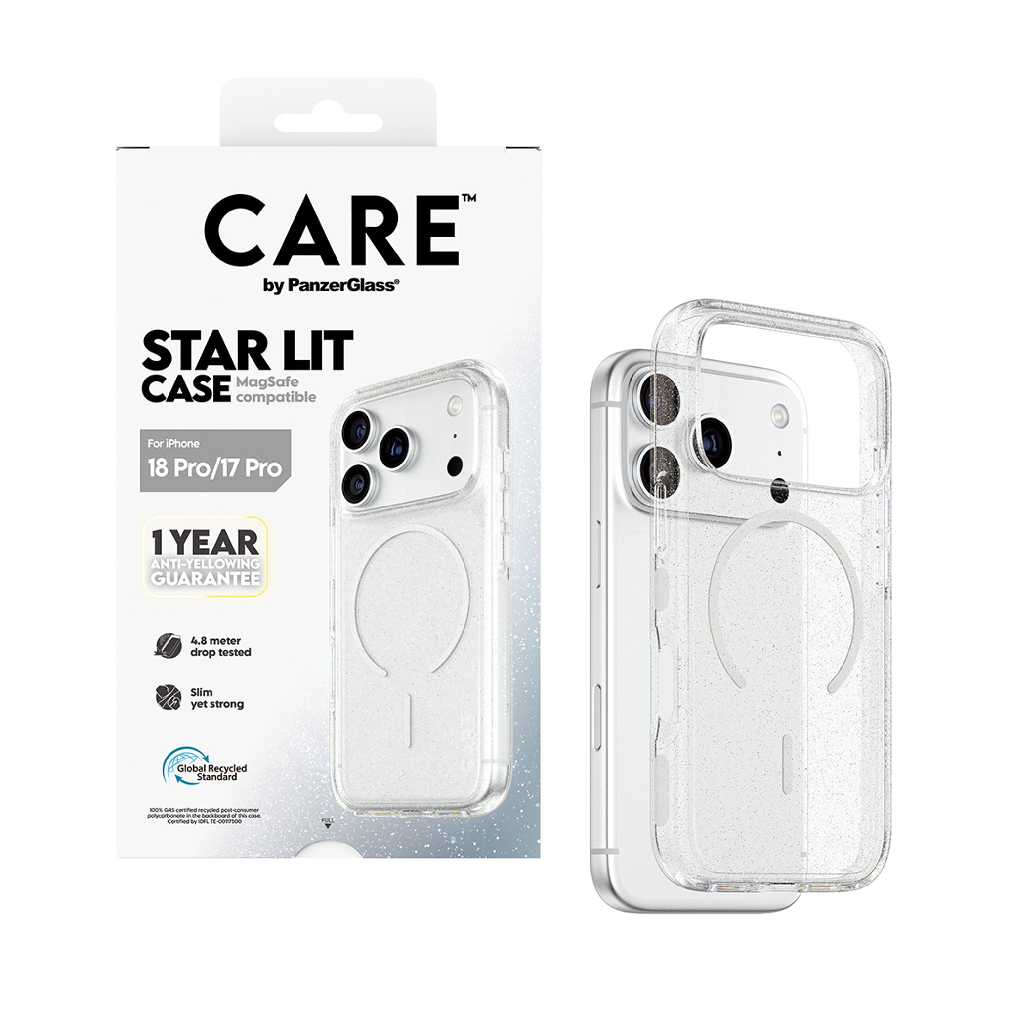 CARE™ by PanzerGlass® Star Lit Case w. MagSafe iPhone 18 Pro | 17 Pro