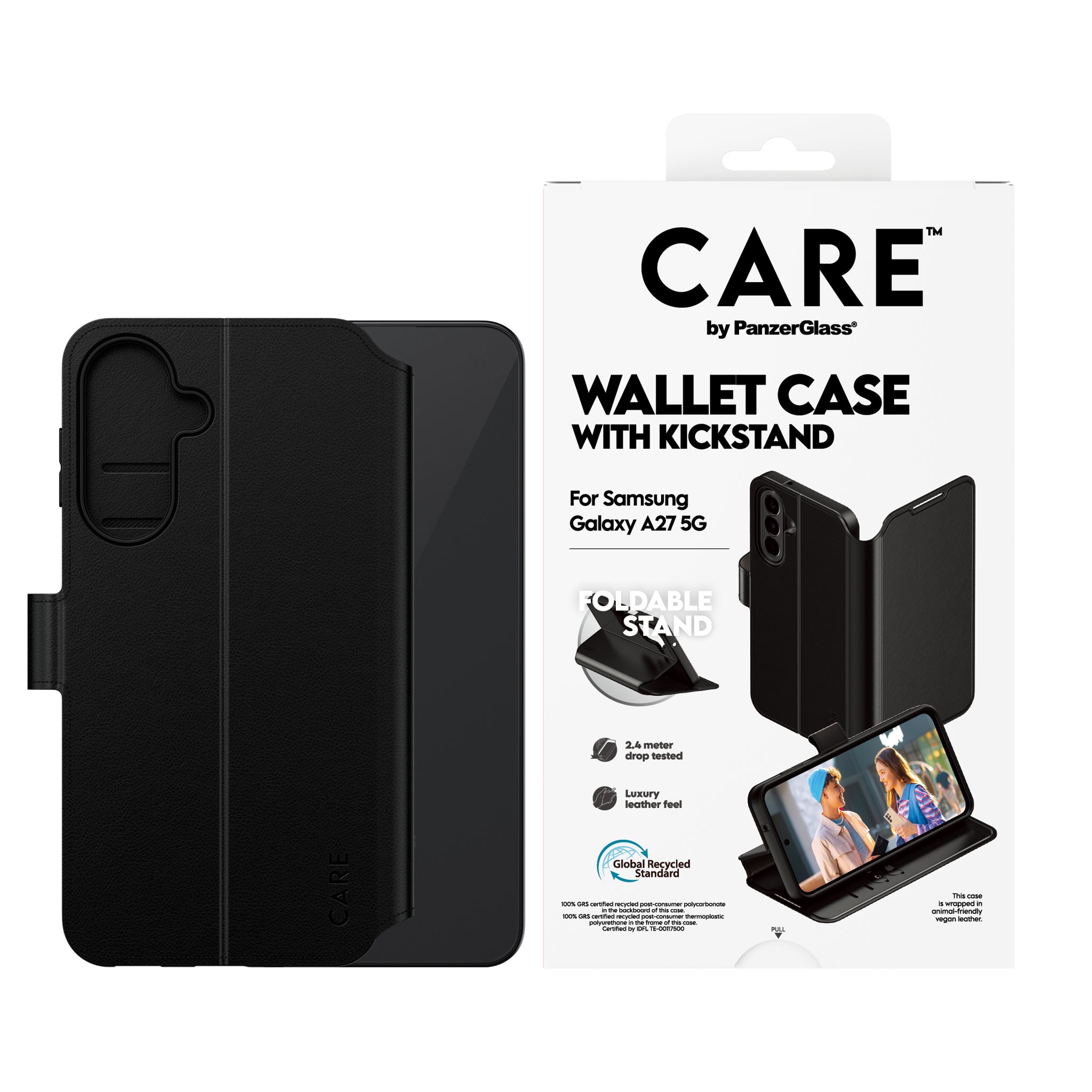 CARE™ by PanzerGlass® Wallet Case w. Kickstand Samsung Galaxy A27 5G