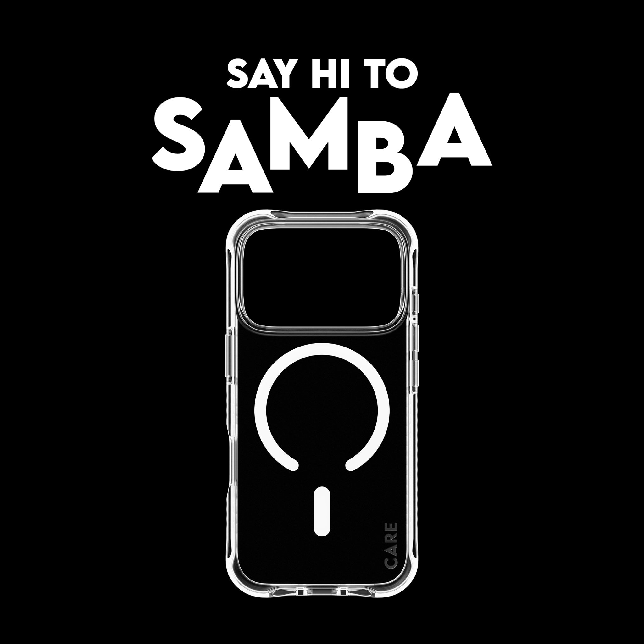 CARE™ by PanzerGlass® Samba Case Transparent w. White MagSafe iPhone 18 Pro Max | 17 Pro Max