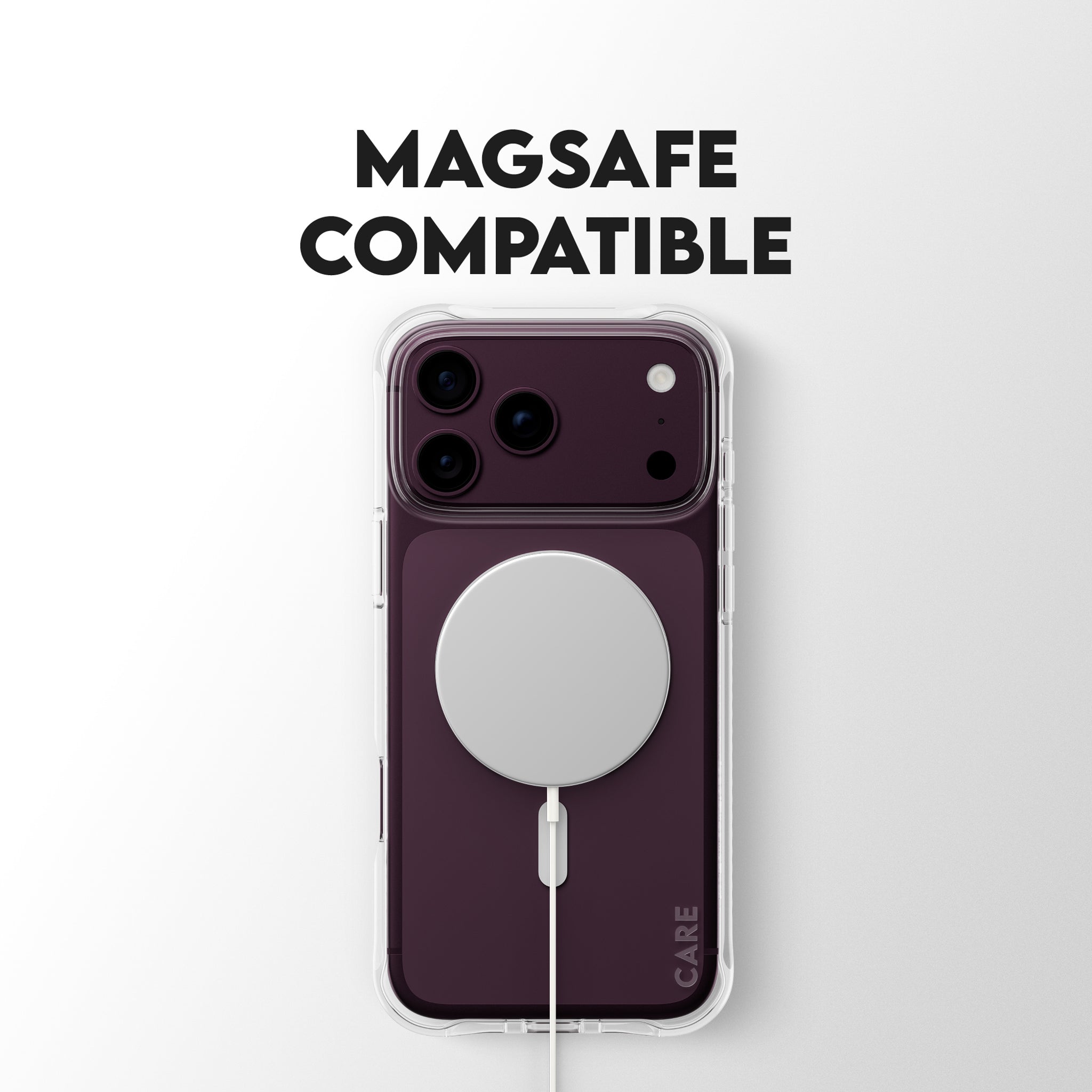 CARE™ by PanzerGlass® Samba Case Transparent w. White MagSafe iPhone 18 Pro Max | 17 Pro Max