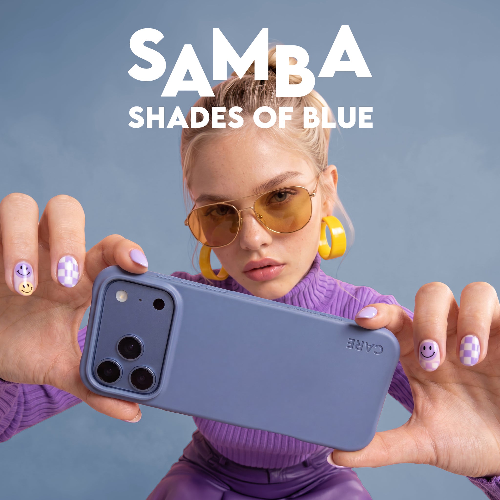 CARE™ by PanzerGlass® Samba Case Shades of Blue w. MagSafe iPhone 18 Pro | 17 Pro