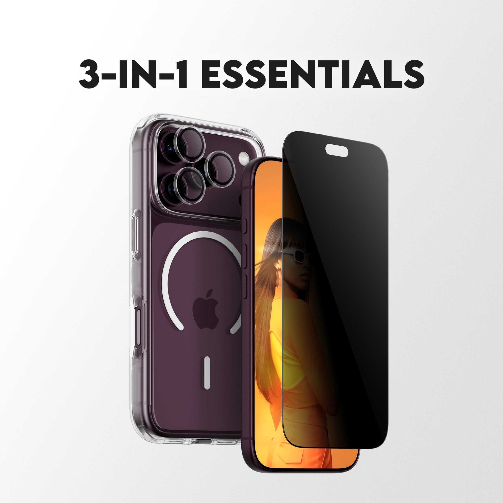 PanzerGlass® | CARE™ by PanzerGlass® Privacy Flagship 3-in-1 Bundle iPhone 18 Pro