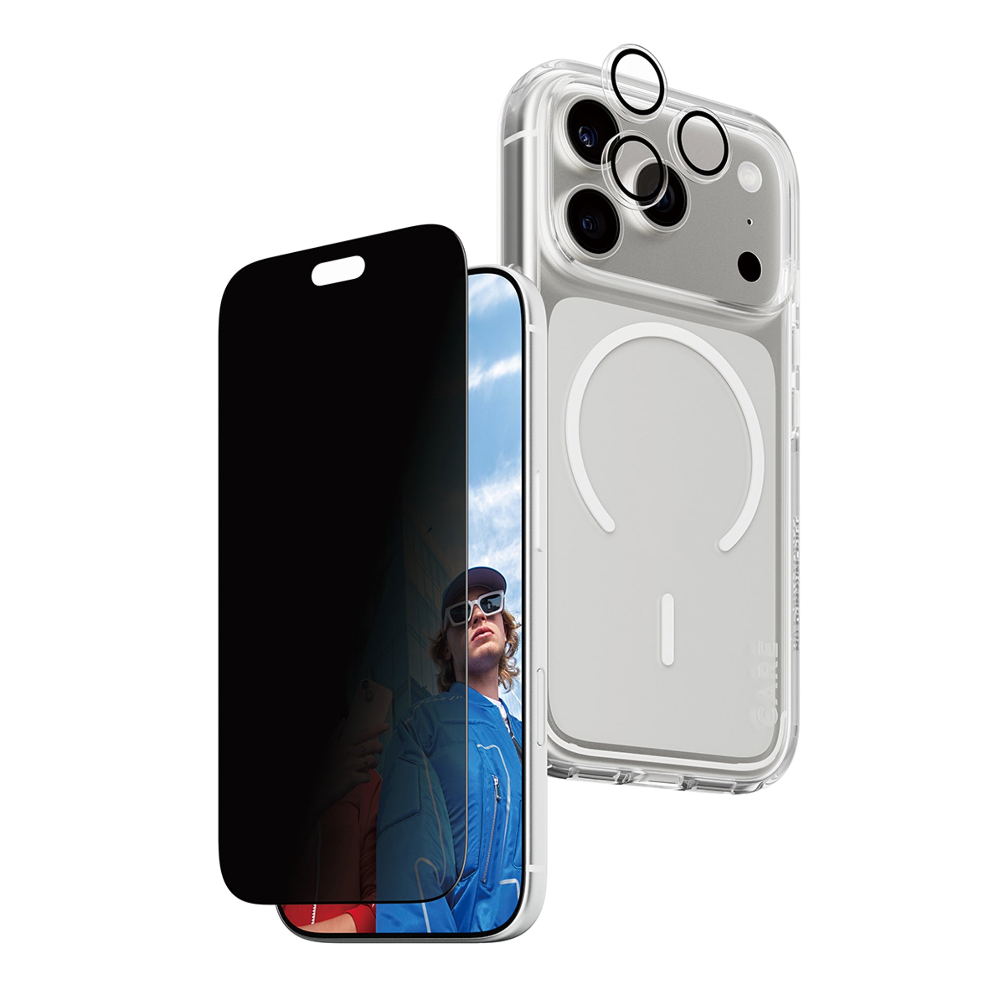 PanzerGlass® | CARE™ by PanzerGlass® Privacy Flagship 3-in-1 Bundle iPhone 18 Pro
