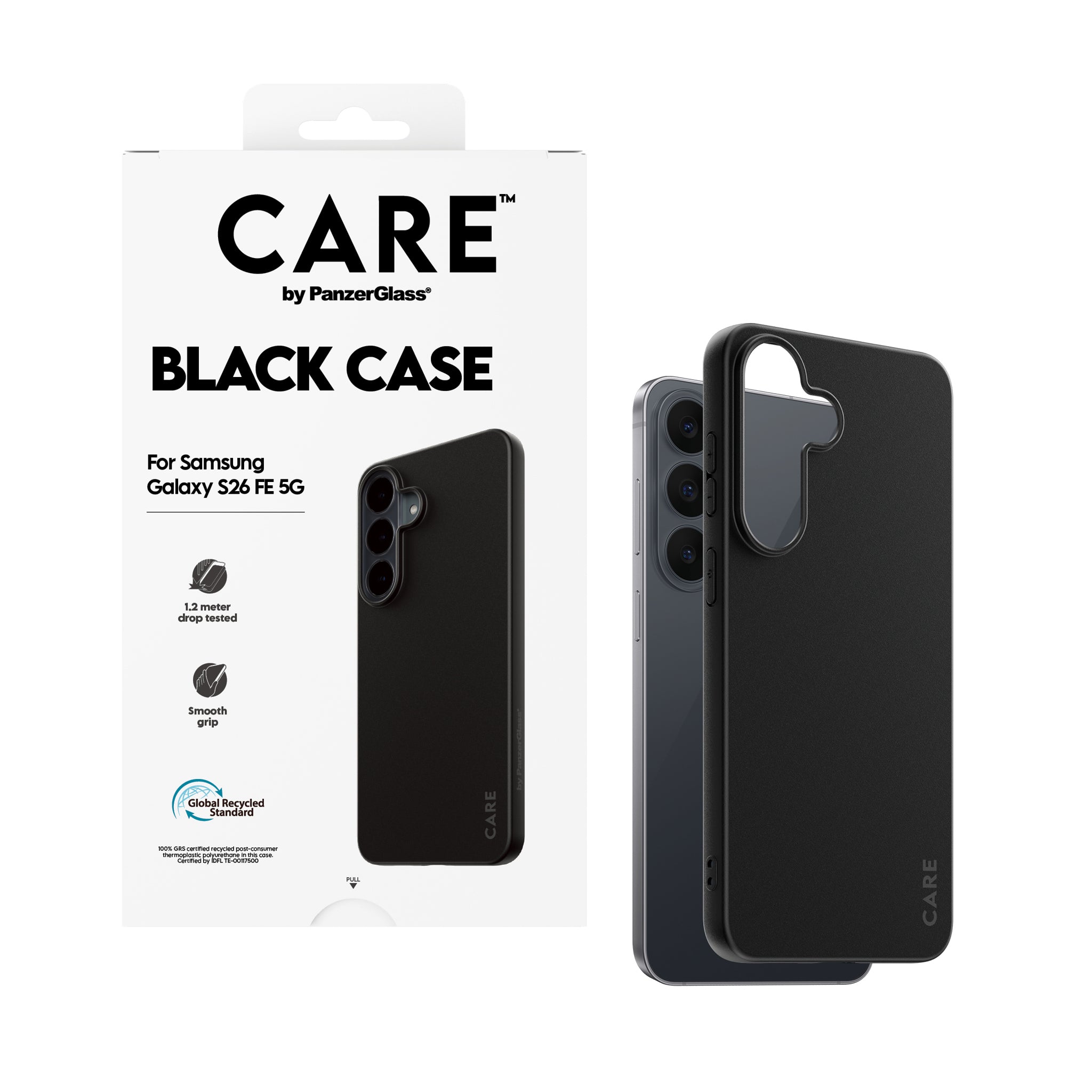 CARE™ by PanzerGlass® TPU Case Black Samsung Galaxy S26 FE 5G