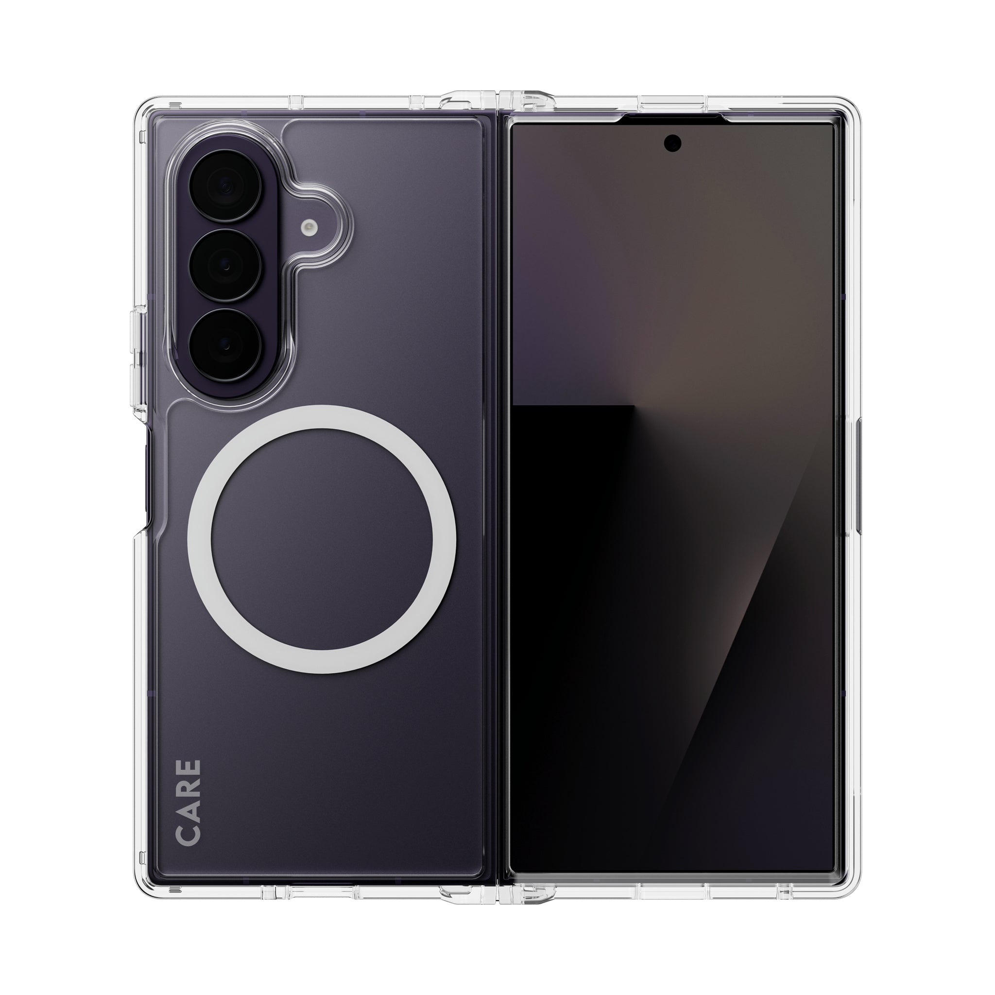 CARE™ by PanzerGlass® Urban Combat Case Transparent w. White Qi Samsung Galaxy new Fold7 Ultra | Fold7 