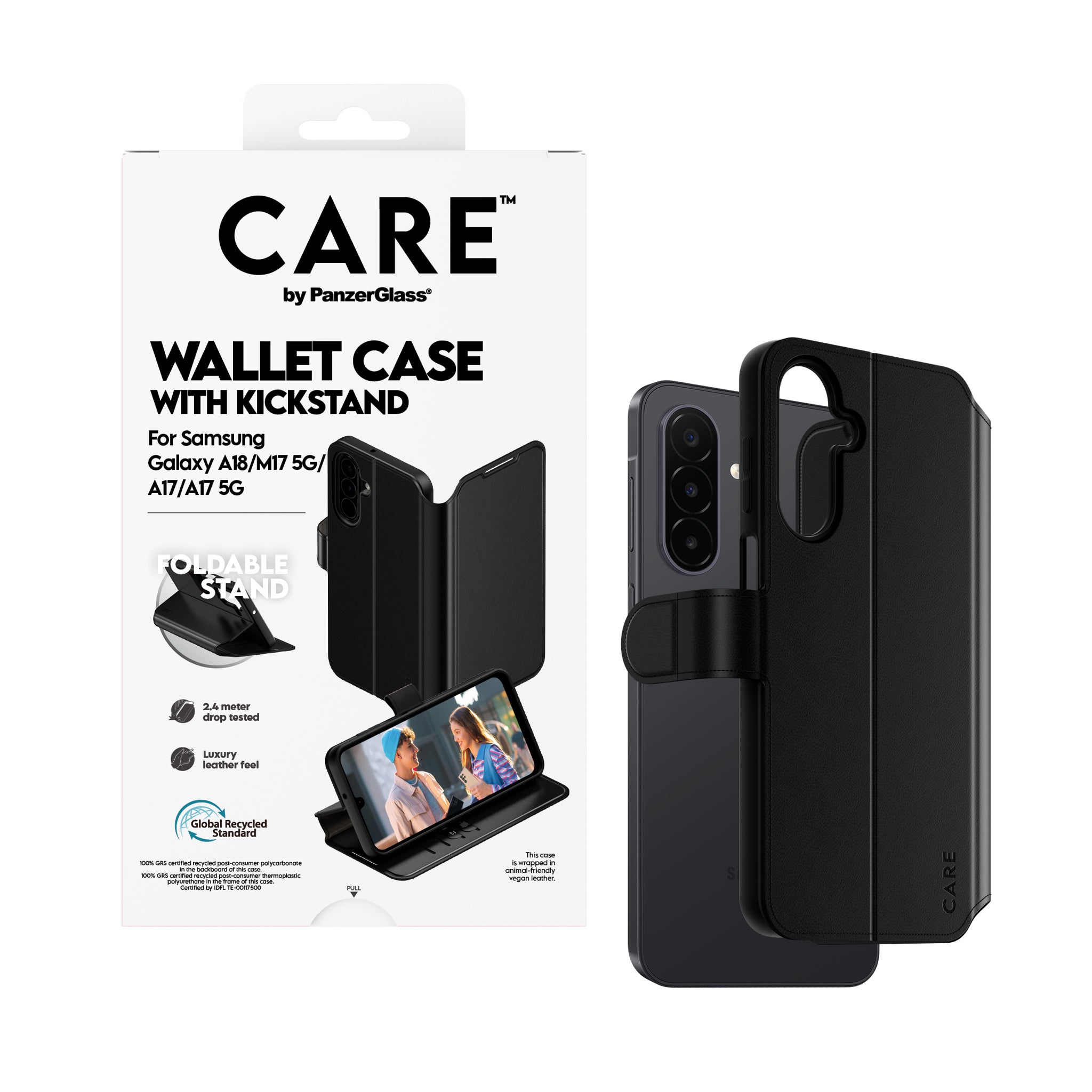 CARE™ by PanzerGlass® Wallet Case Samsung Galaxy A18 | M17 5G | A17 | A17 5G 