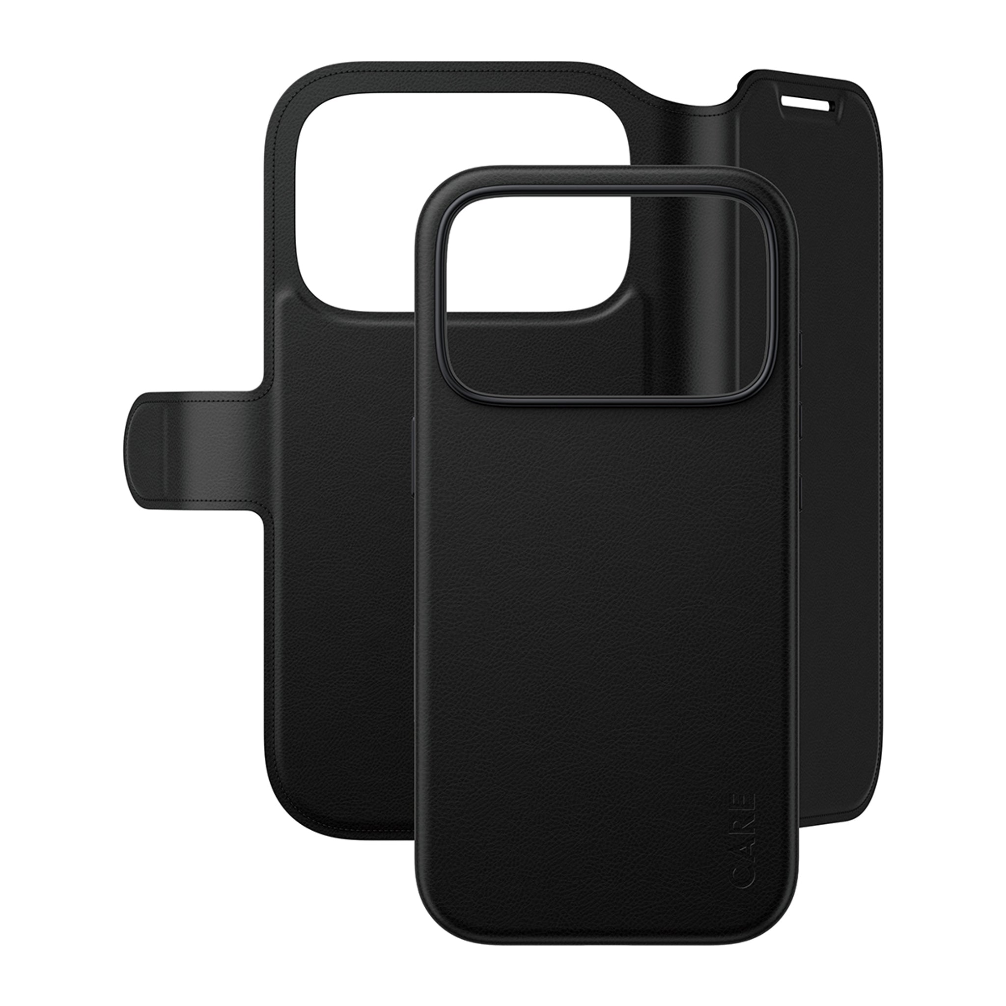 CARE™ by PanzerGlass® Tango 2-in-1 Wallet Case Black w. MagSafe iPhone 18 Pro | 17 Pro